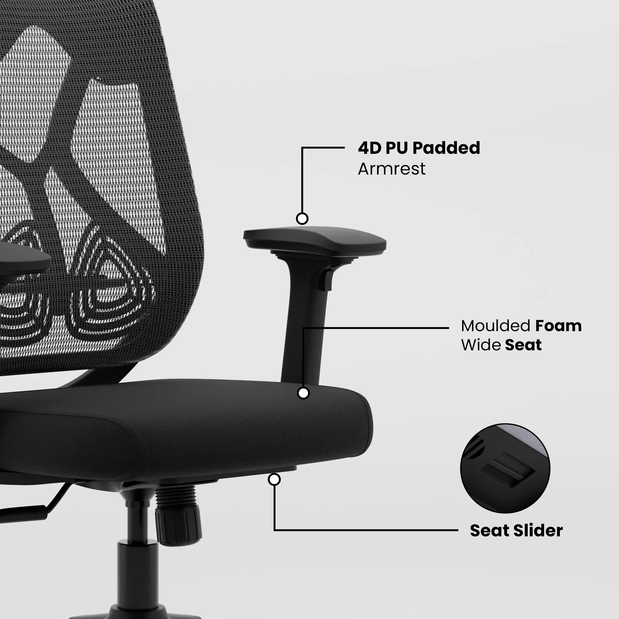 Green Soul Zodiac Pro Series High Back Mesh Office Chair - Image 78