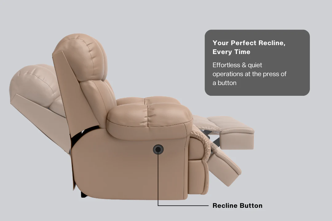 Green Soul Shangri-La Rocking, Revolving and Recline Single Seater Electric Recliner Sofa - Image 13
