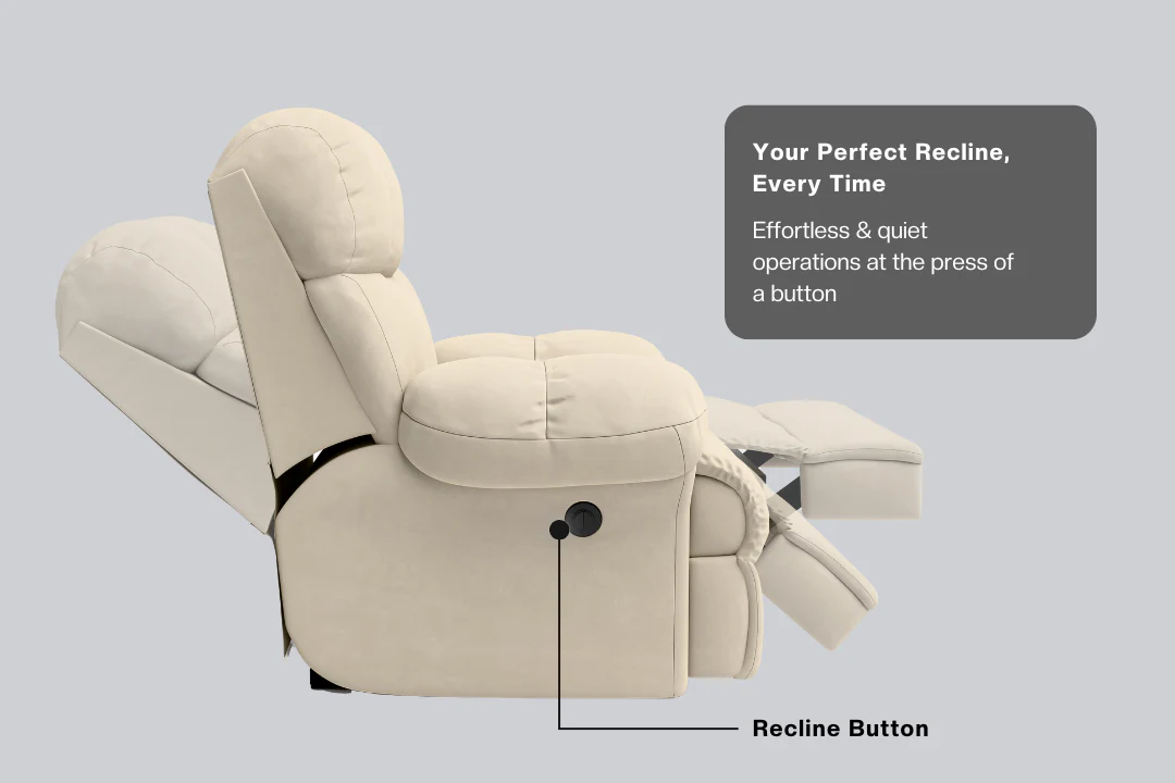 Green Soul Shangri-La Rocking, Revolving and Recline Single Seater Electric Recliner Sofa - Image 66