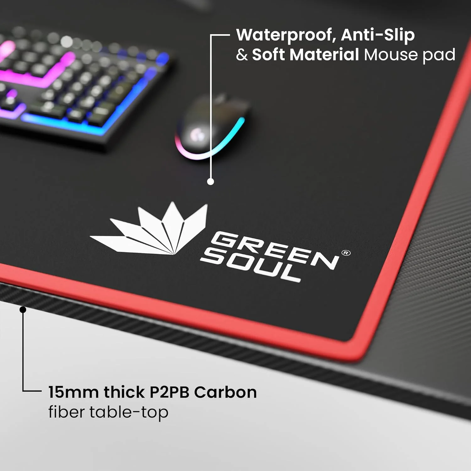 Green Soul Surface 2.0 Height Adjustable Table - Image 18