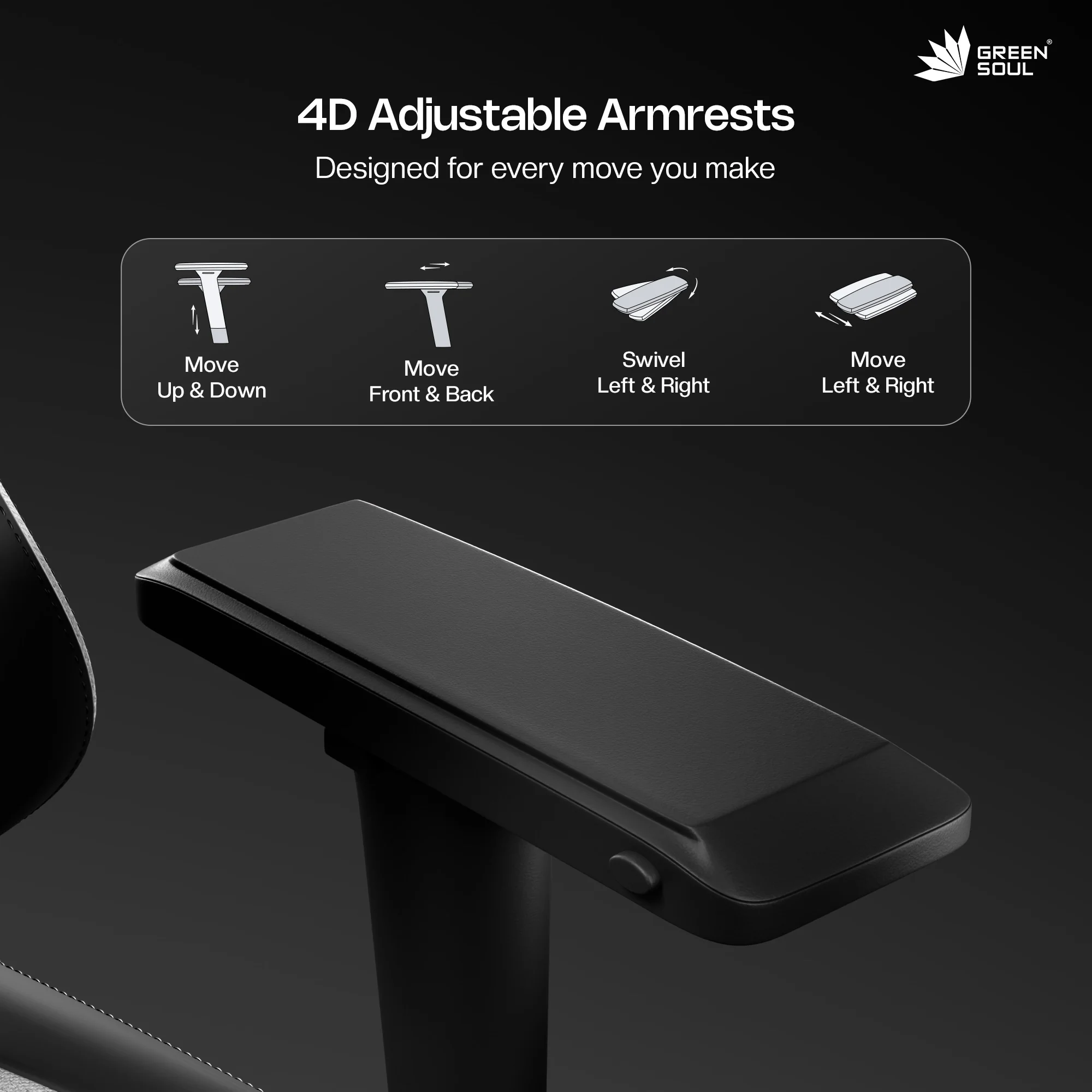 Green Soul Vision Gaming Chair - Image 23