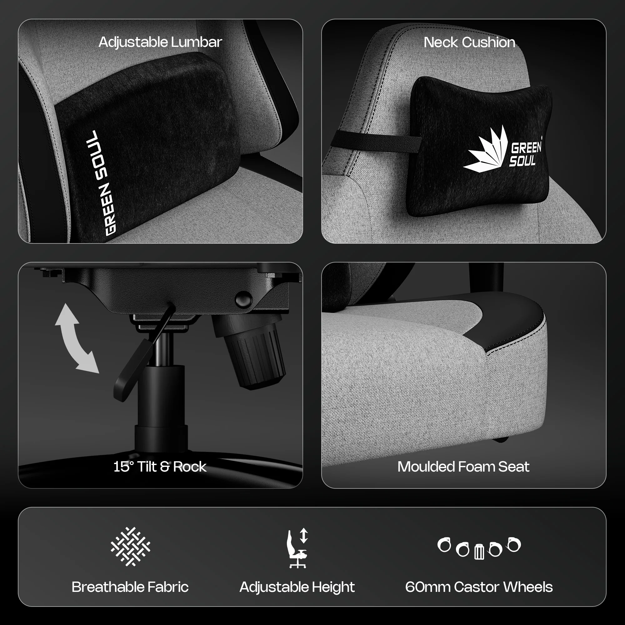 Green Soul Vision Gaming Chair - Image 29