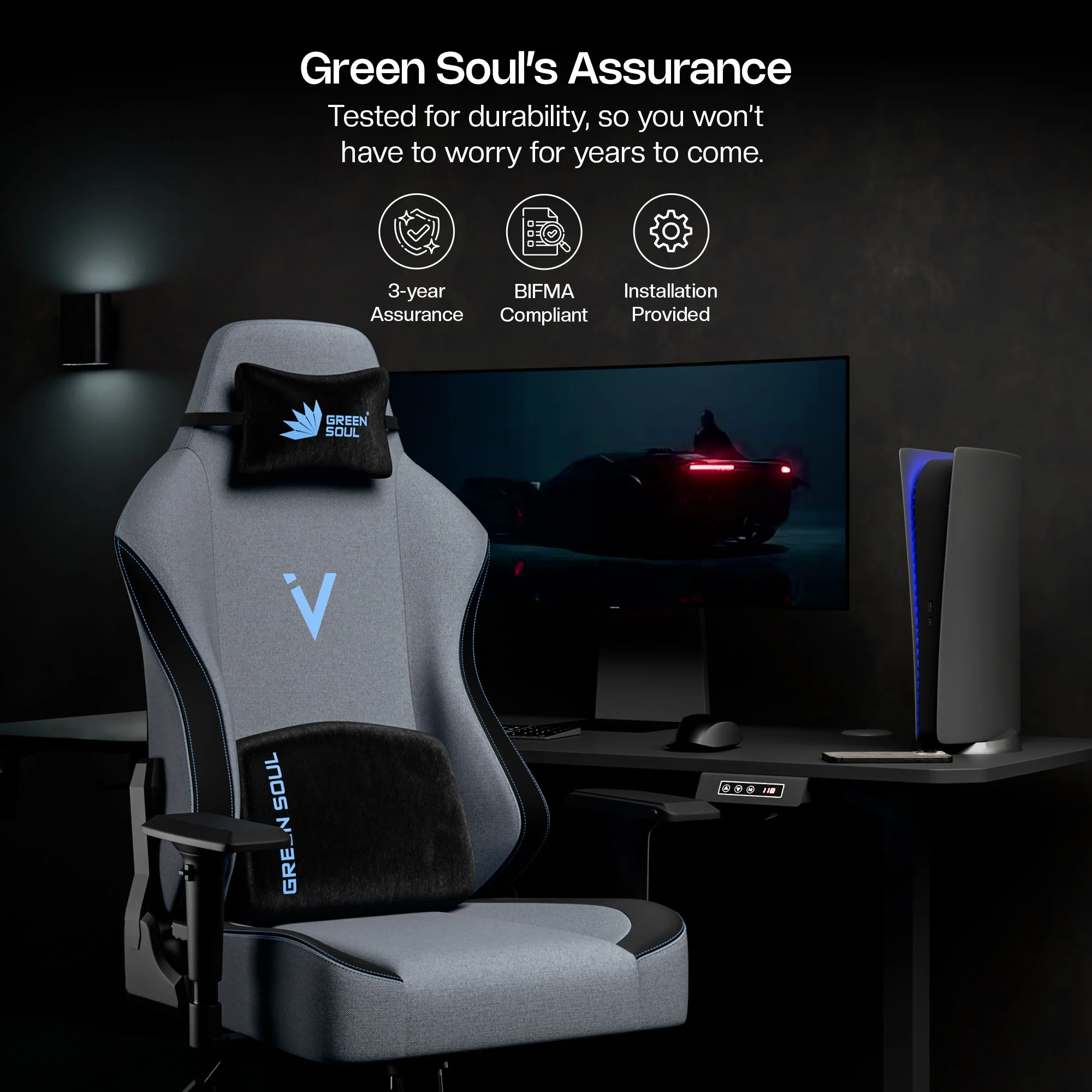 Green Soul Vision Gaming Chair - Image 35