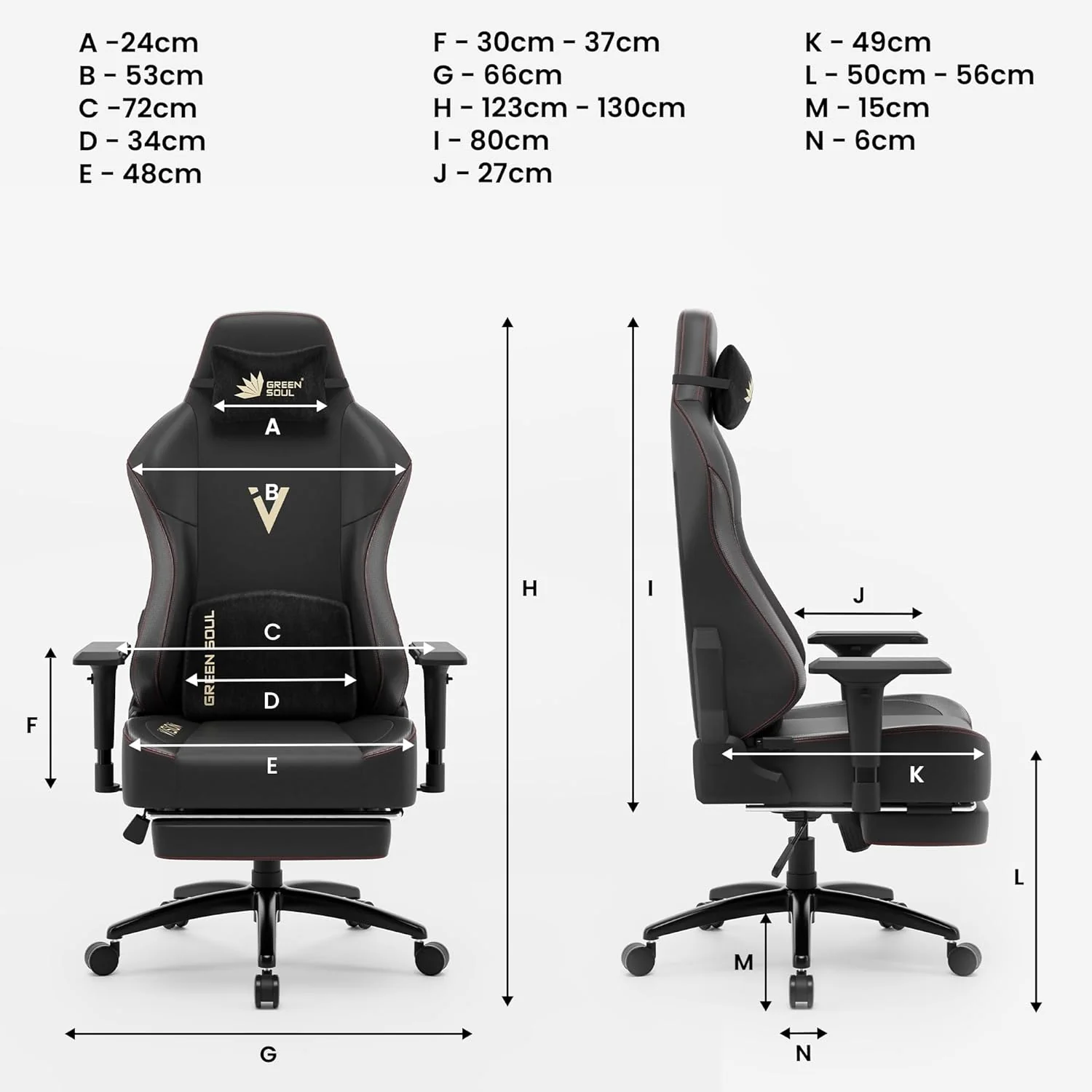 Green Soul Vision Pro Gaming Chair - Image 27