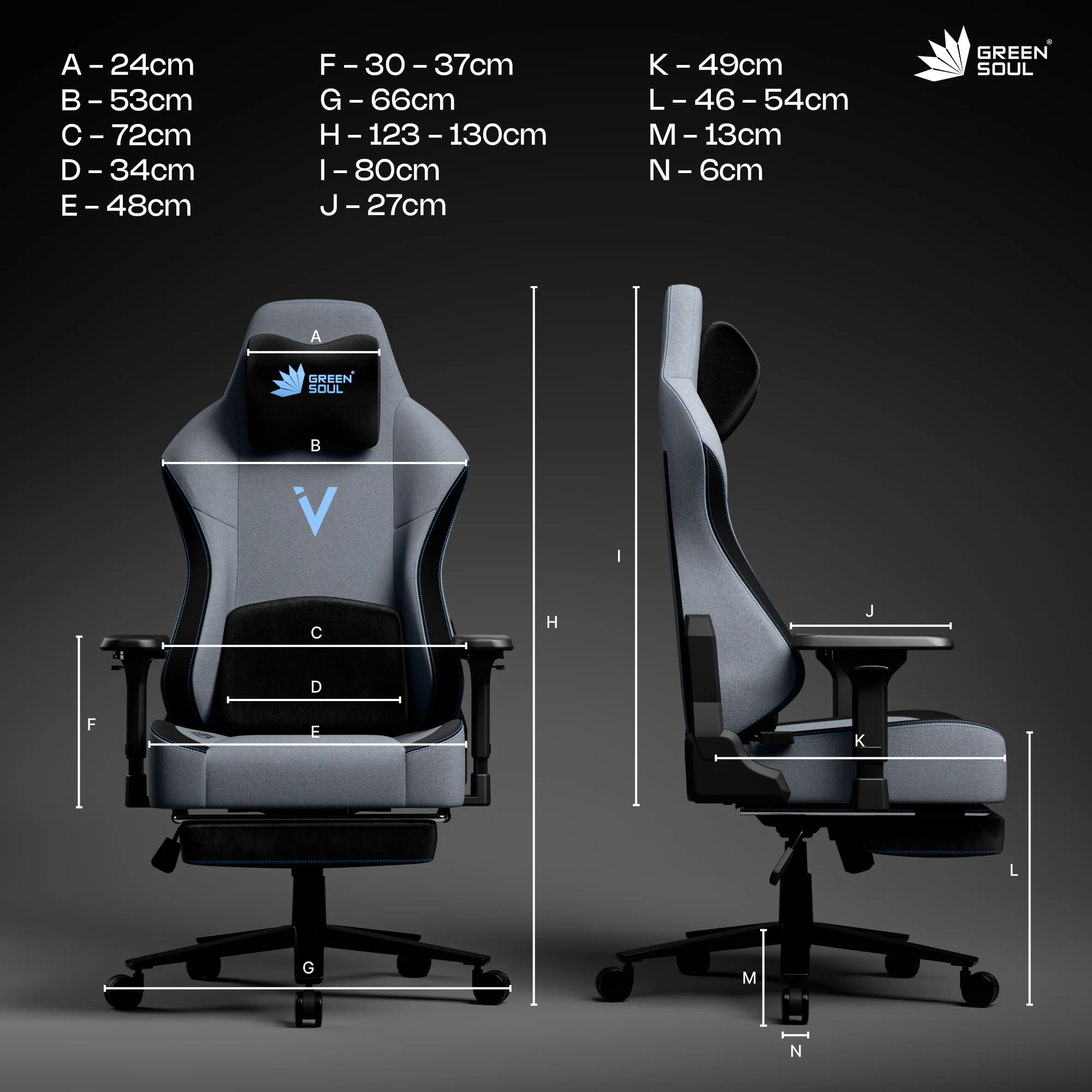 Green Soul Vision Pro V2 Gaming Chair - Image 34