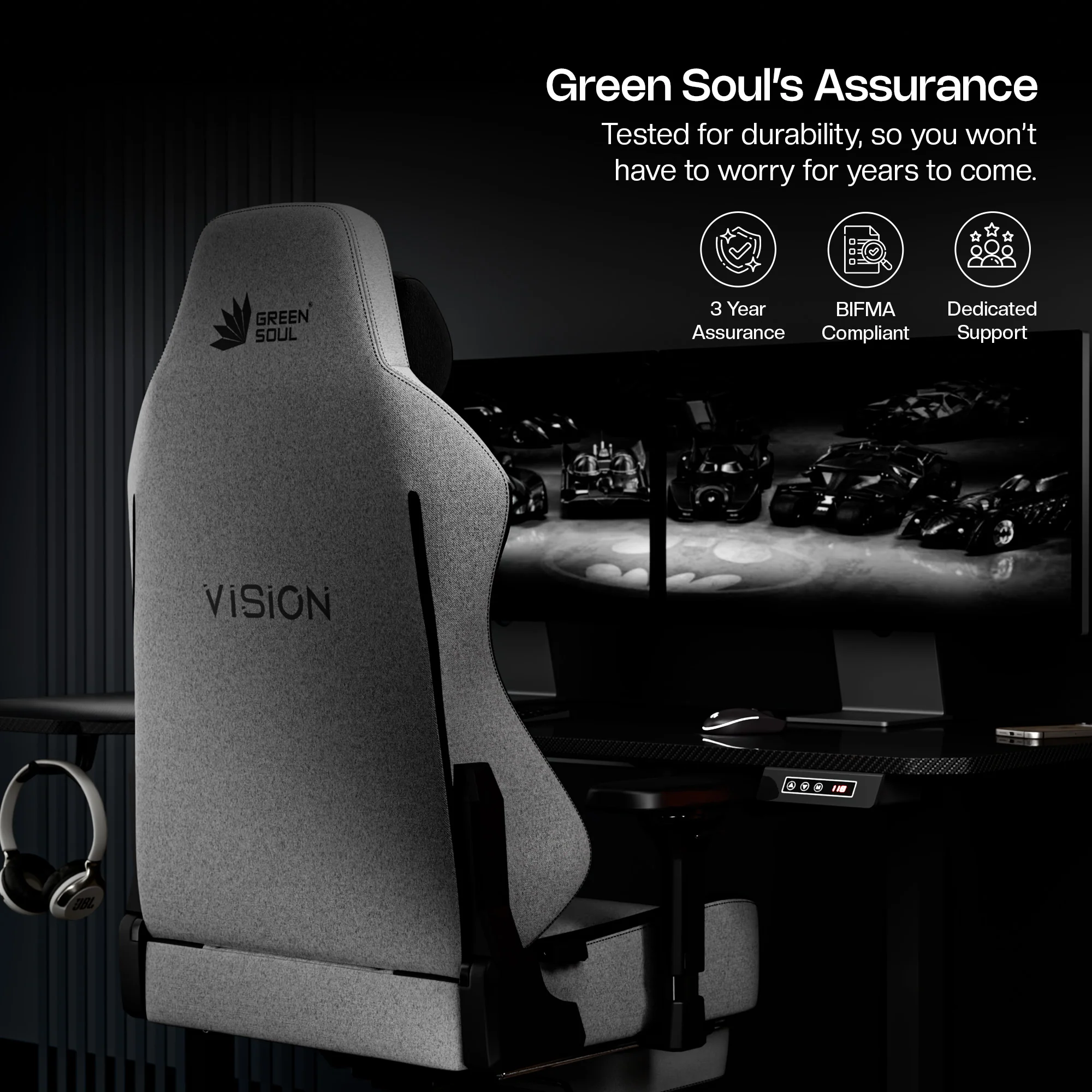 Green Soul Vision Pro V2 Gaming Chair - Image 37