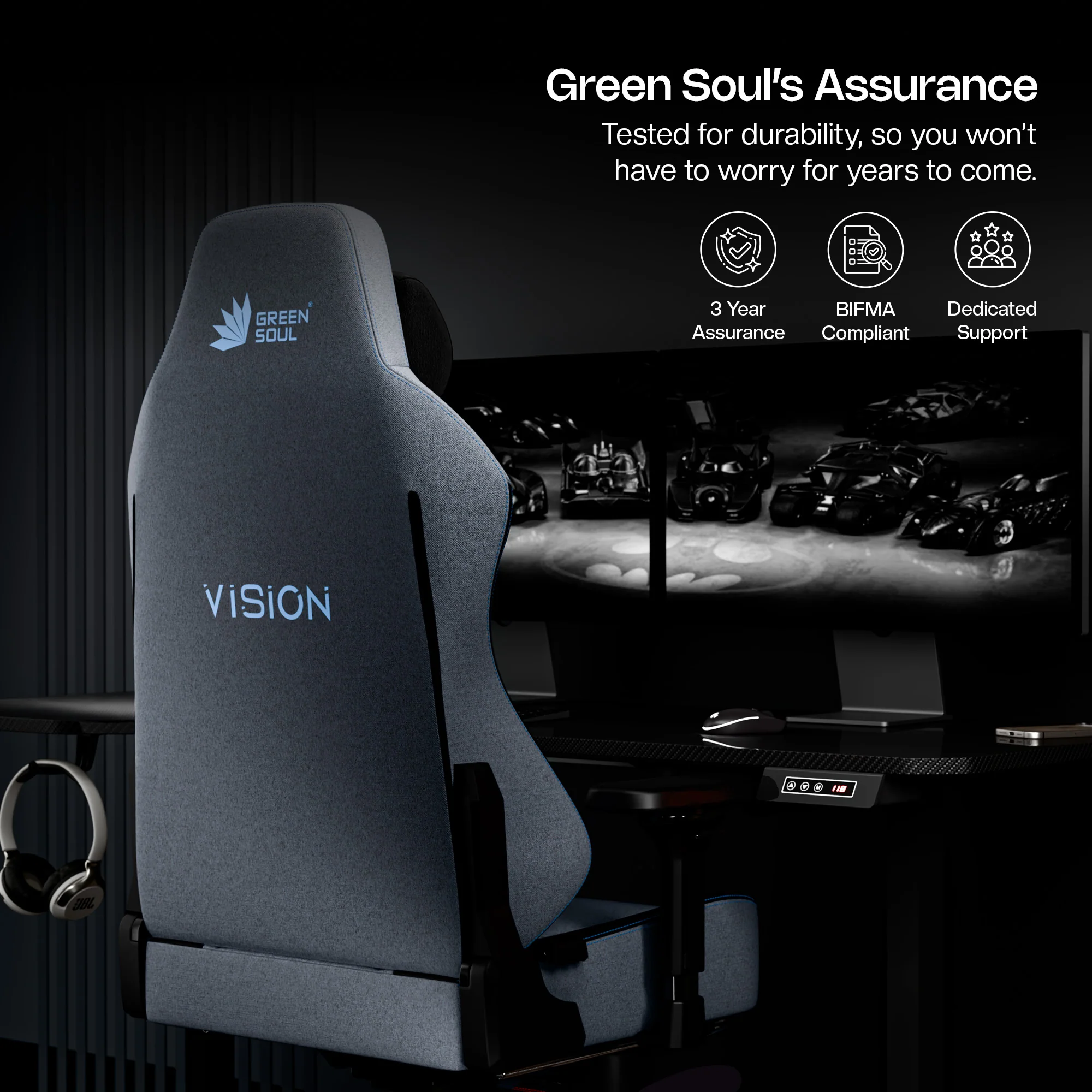 Green Soul Vision Pro V2 Gaming Chair - Image 44