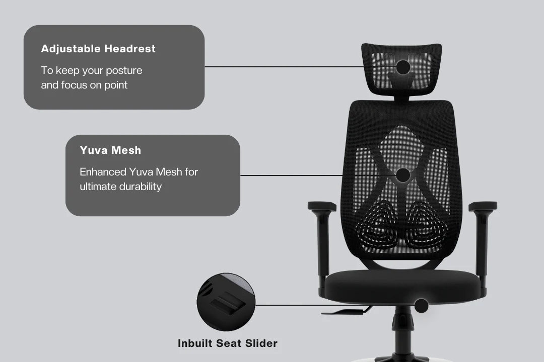 Green Soul Zodiac Pro Series High Back Mesh Office Chair - Image 101