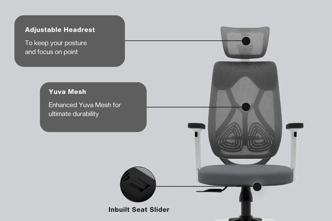 Green Soul Zodiac Pro Series High Back Mesh Office Chair - Image 102