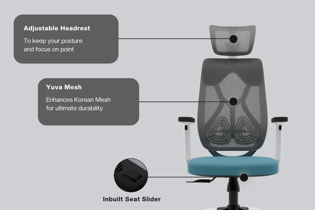 Green Soul Zodiac Pro Series High Back Mesh Office Chair - Image 99
