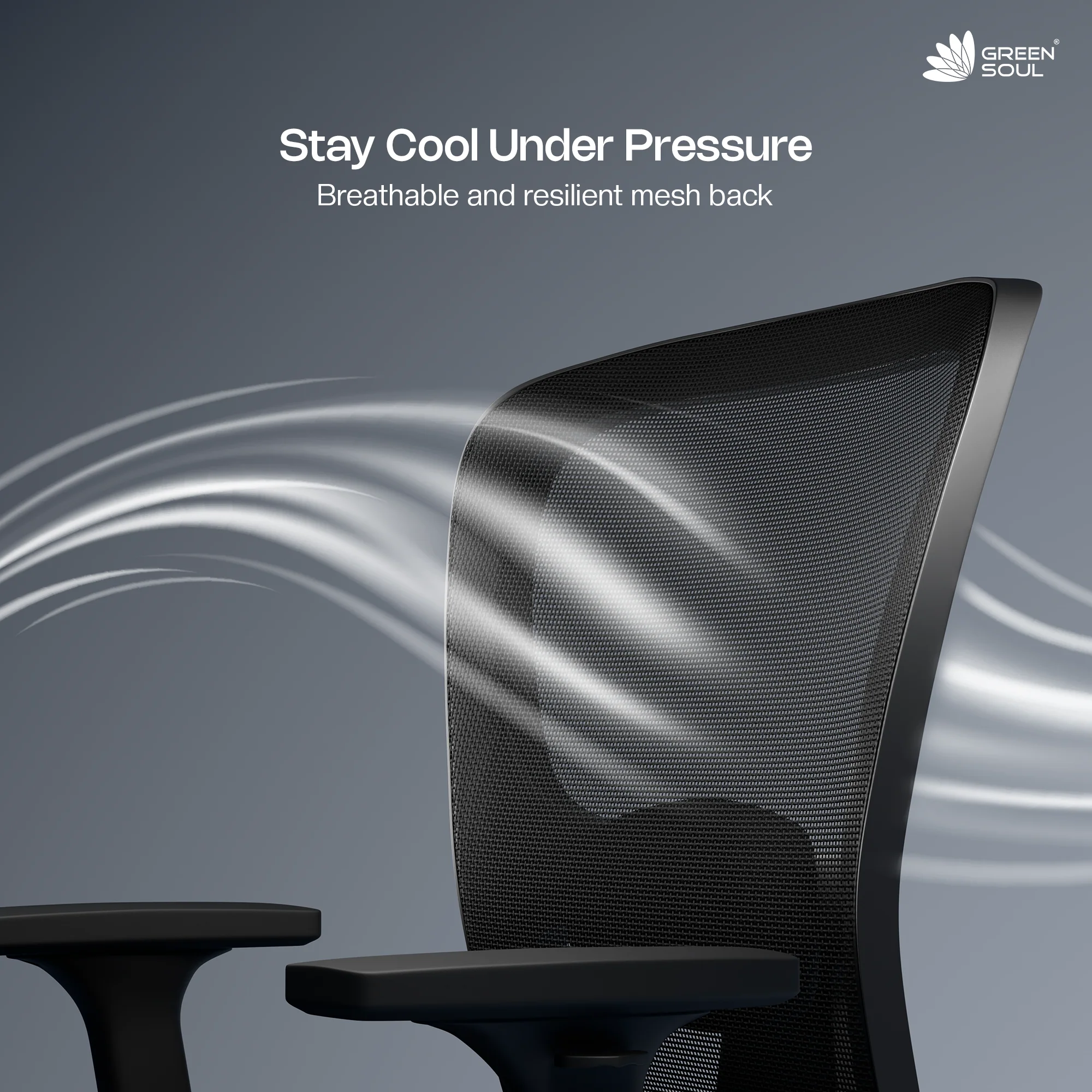 Green Soul Jupiter Superb Mid Back Mesh Office Chair - Image 32