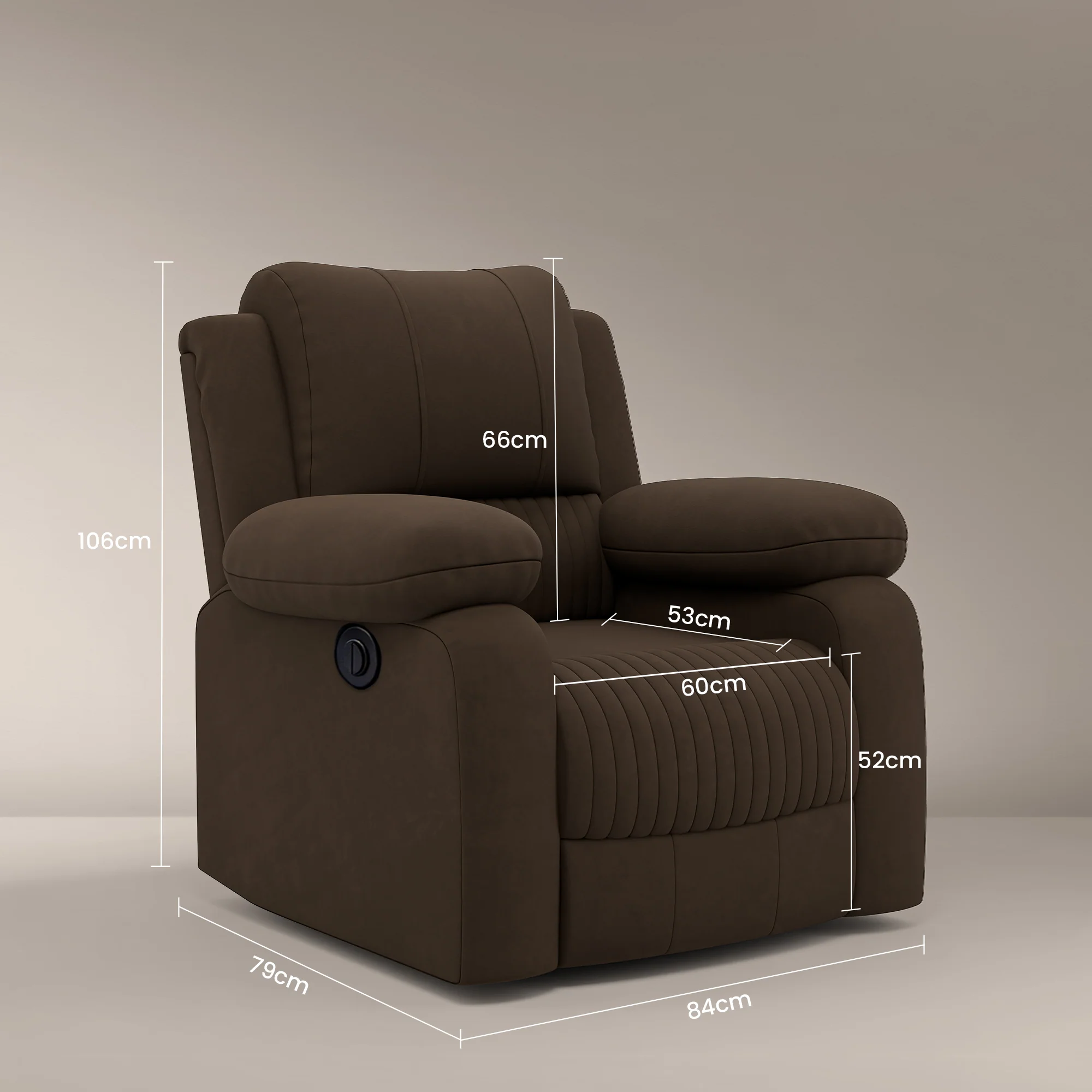 Green Soul Laze (R1) Single Seater Electric Recliner Sofa - Image 20