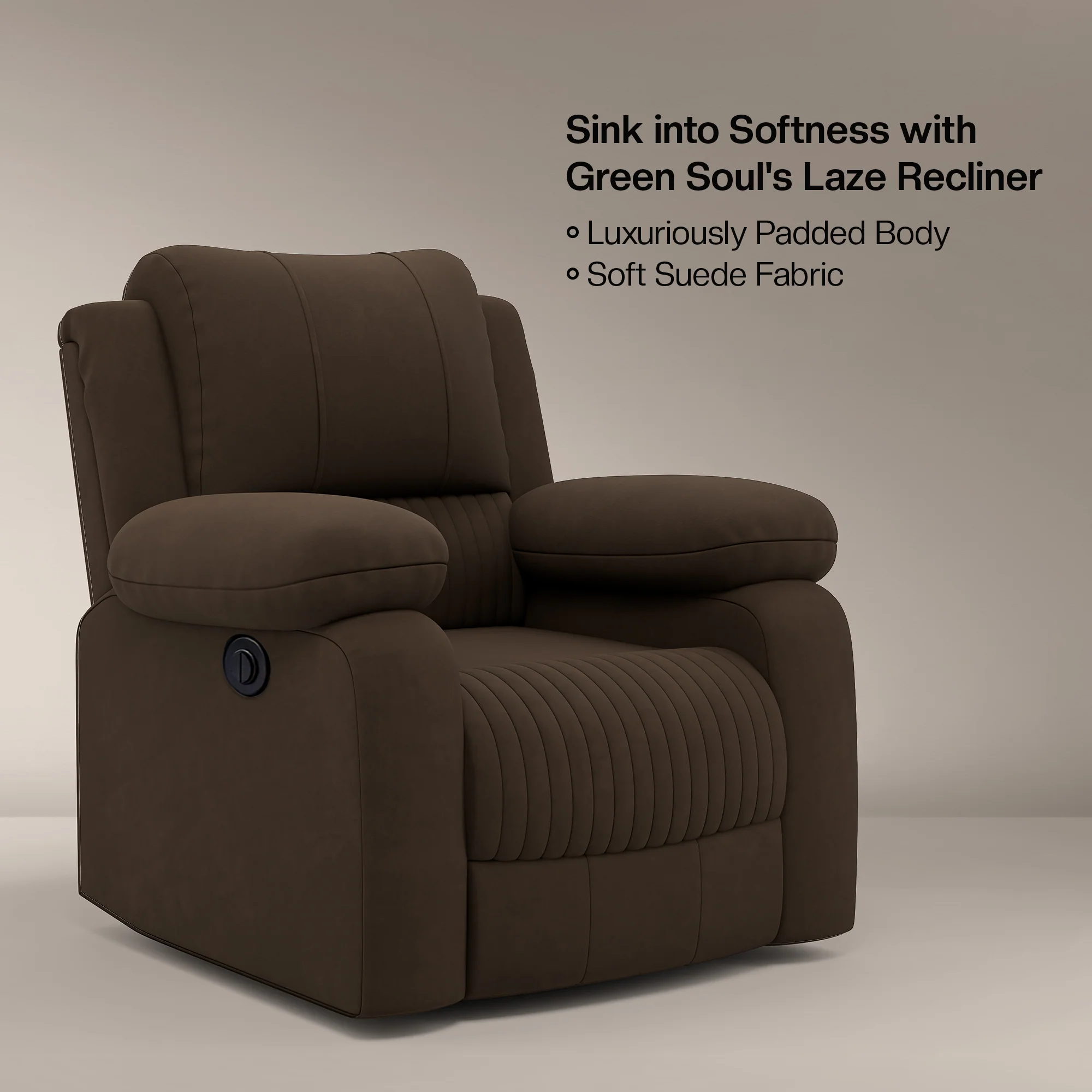 Green Soul Laze (R1) Single Seater Electric Recliner Sofa - Image 21