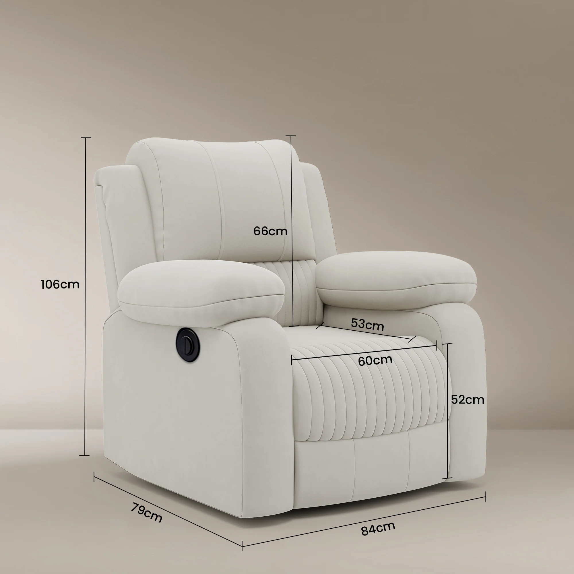 Green soul Laze (R3) Single Seater Electric Recliner Sofa - Image 28
