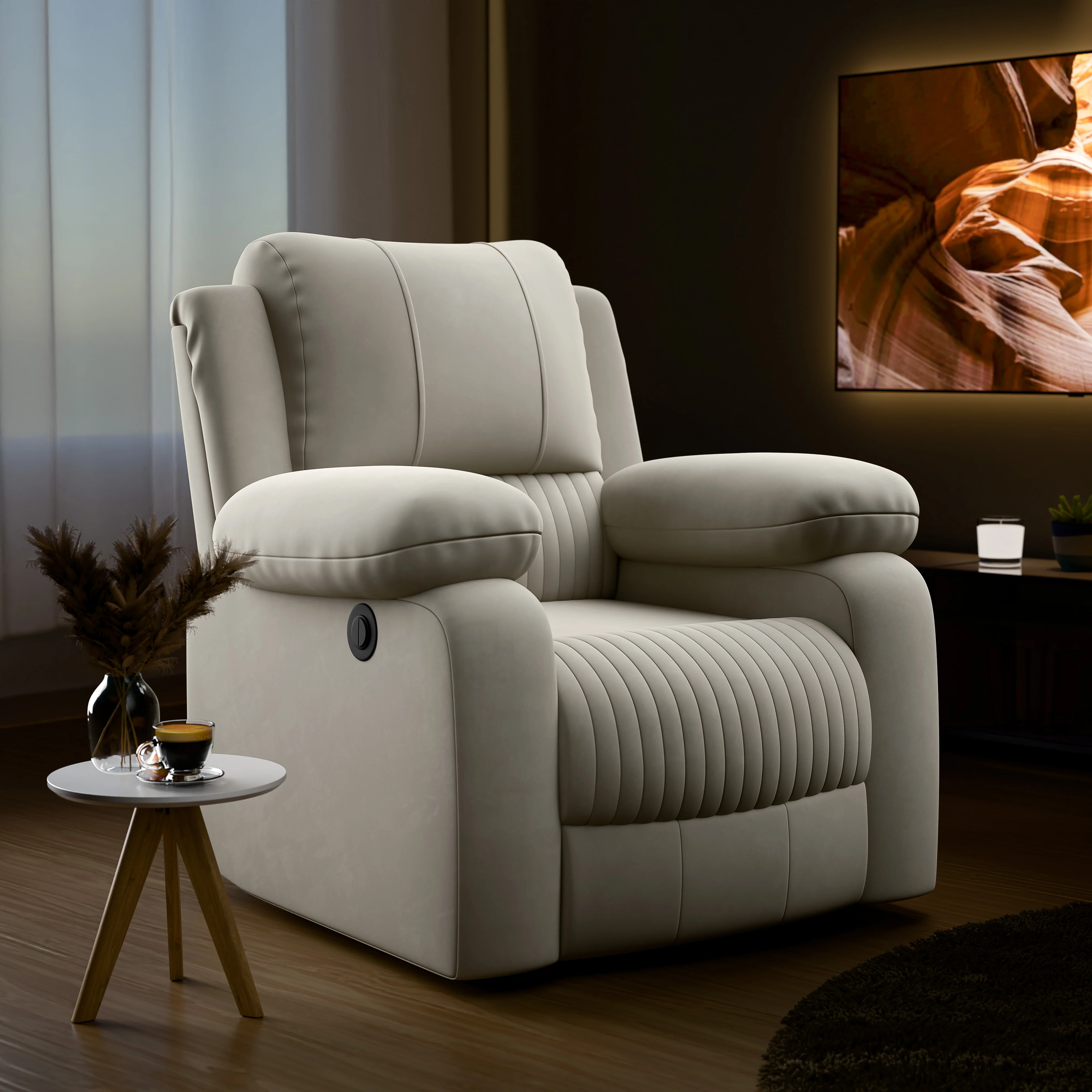 Green soul Laze (R3) Single Seater Electric Recliner Sofa - Image 31