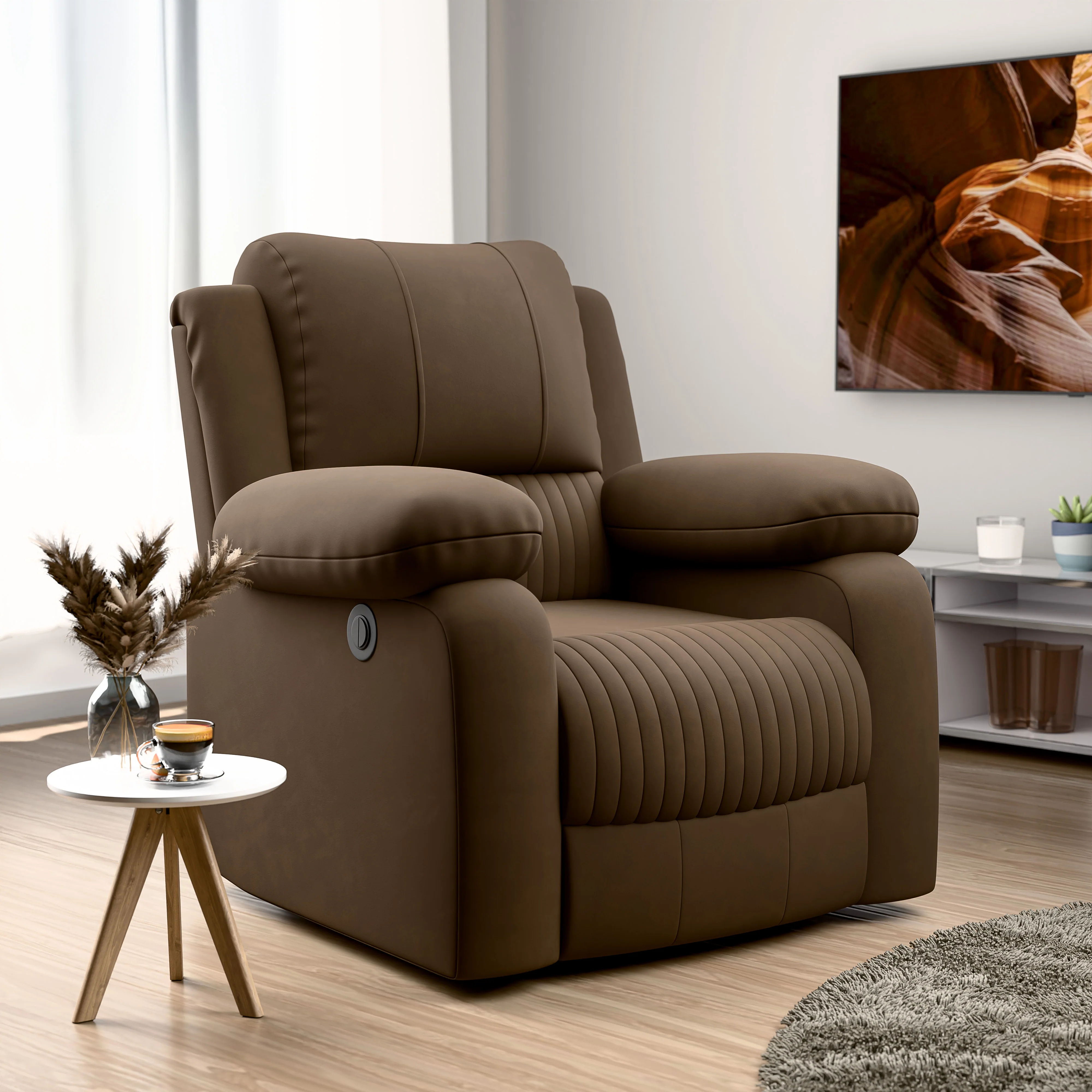 Green soul Laze (R3) Single Seater Electric Recliner Sofa - Image 32