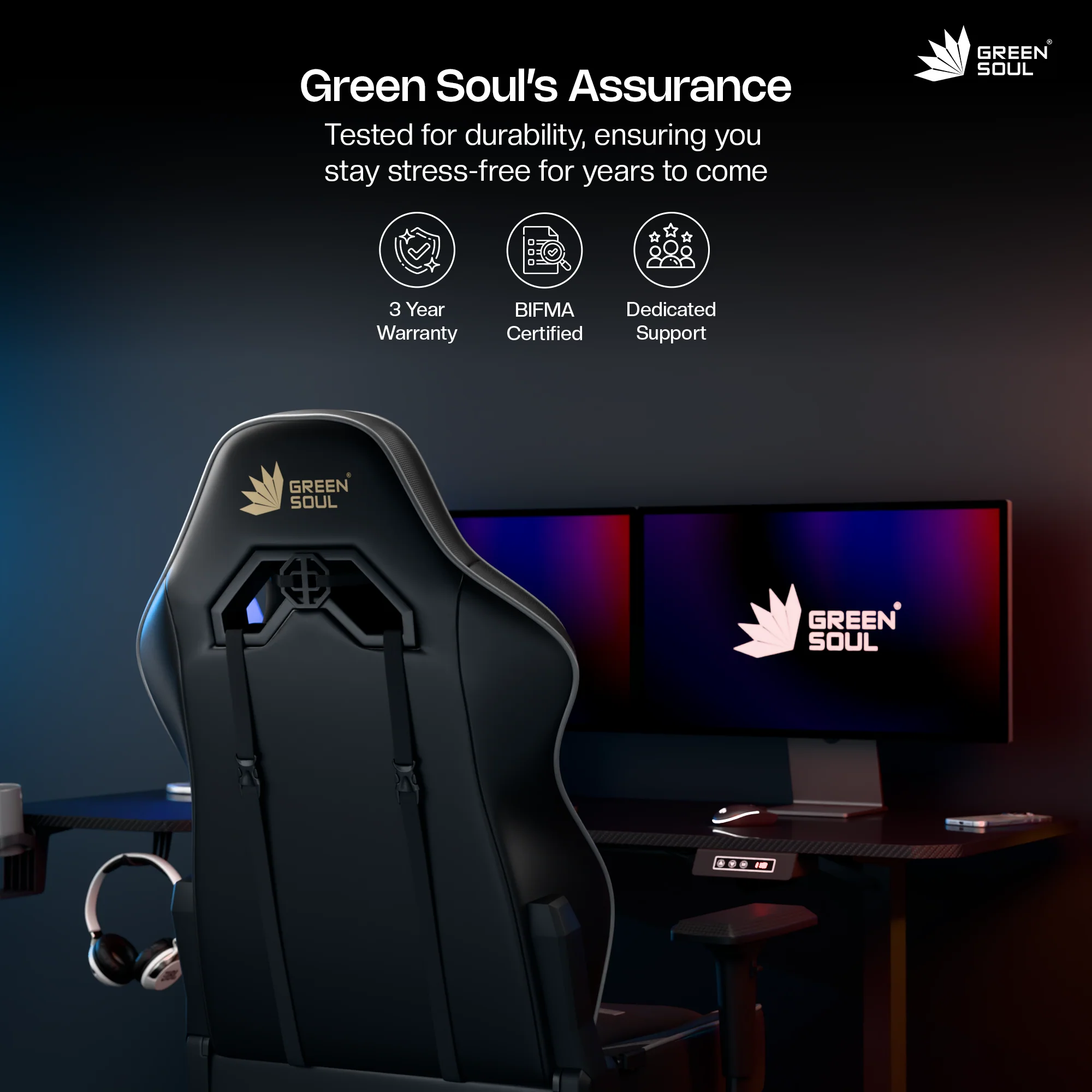 Green Soul Monster Ultimate (S) Gaming Chair - Image 11