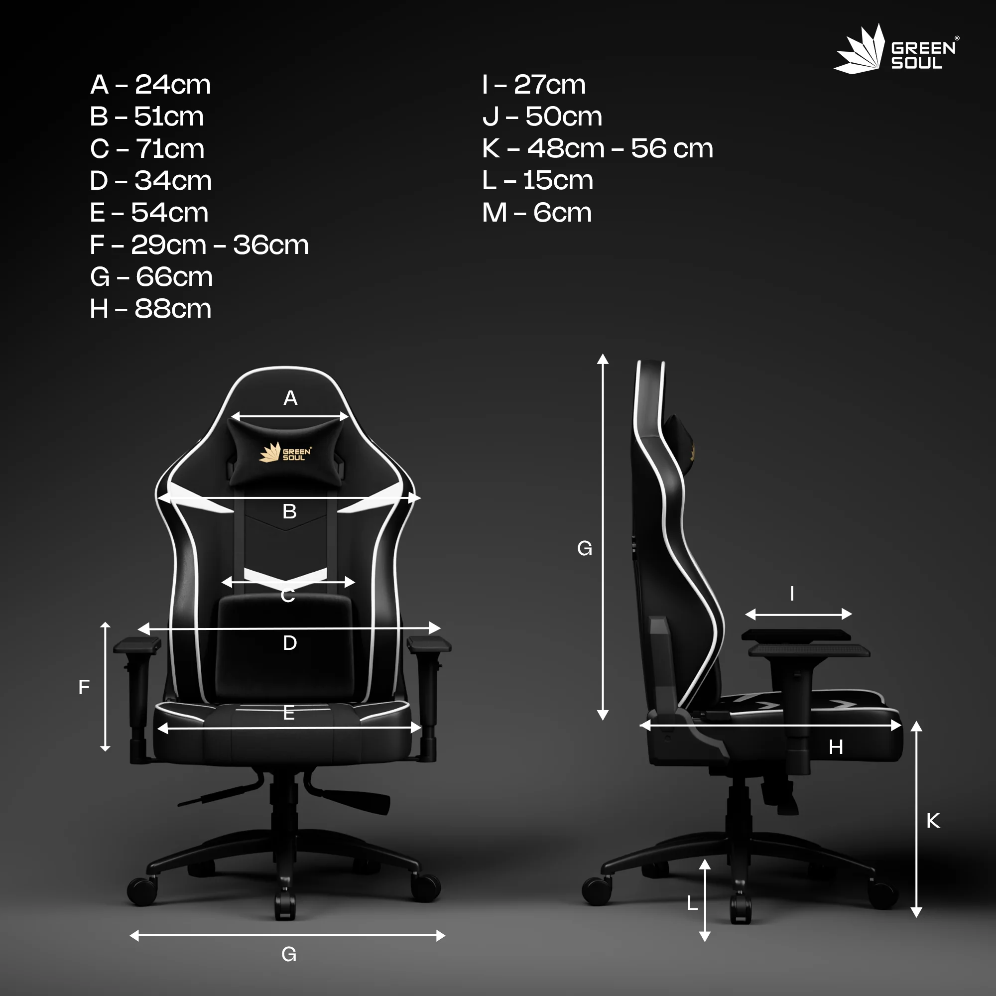 Green Soul Monster Ultimate (S) Gaming Chair - Image 16