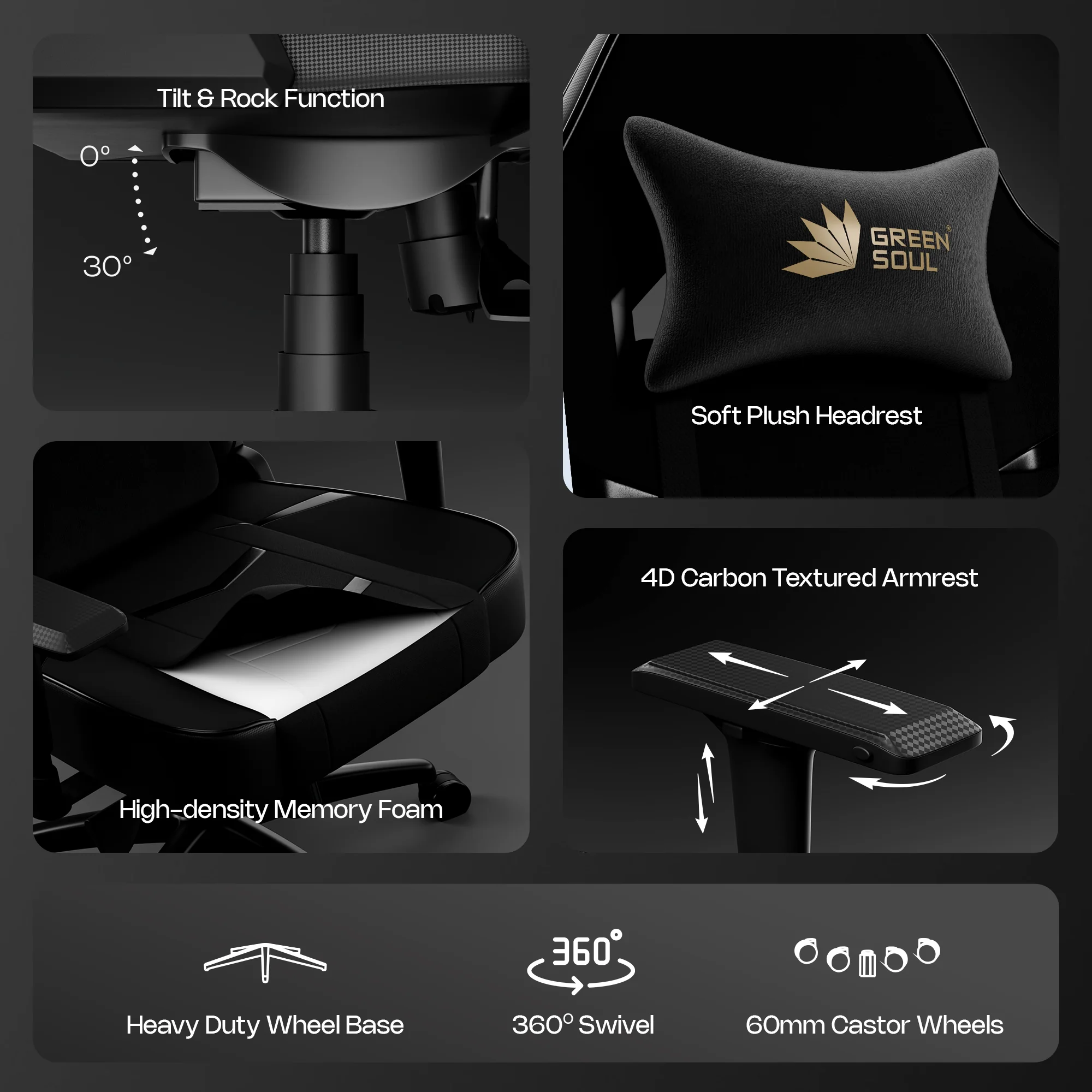 Green Soul Monster Ultimate (S) Gaming Chair - Image 35