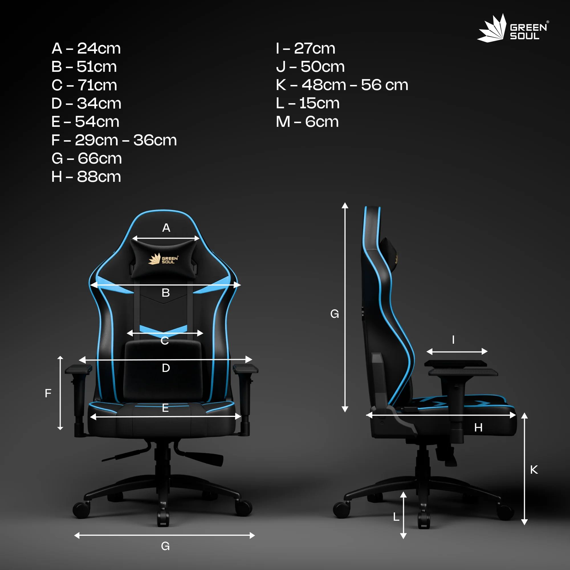 Green Soul Monster Ultimate (S) Gaming Chair - Image 40