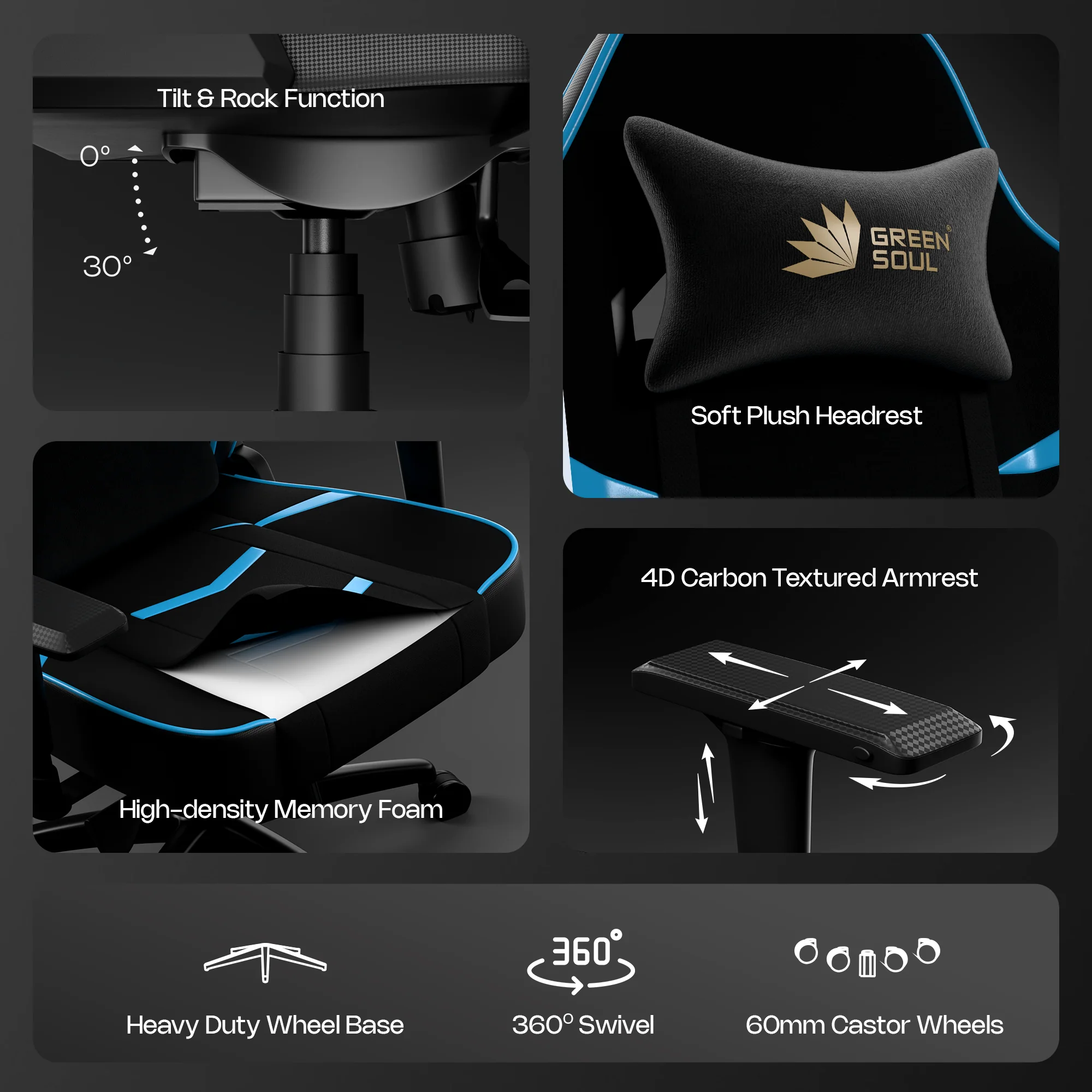 Green Soul Monster Ultimate (S) Gaming Chair - Image 43