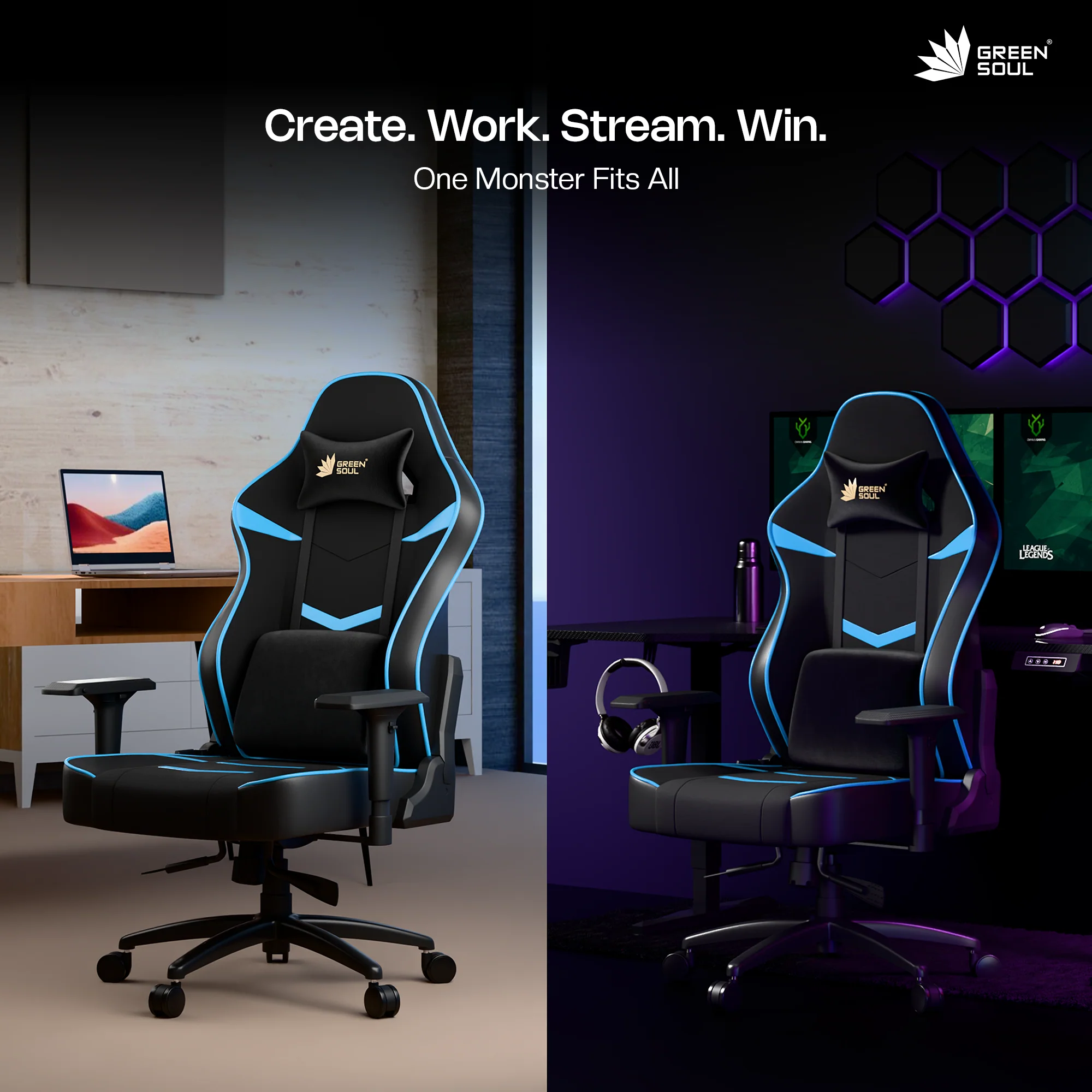 Green Soul Monster Ultimate (S) Gaming Chair - Image 45