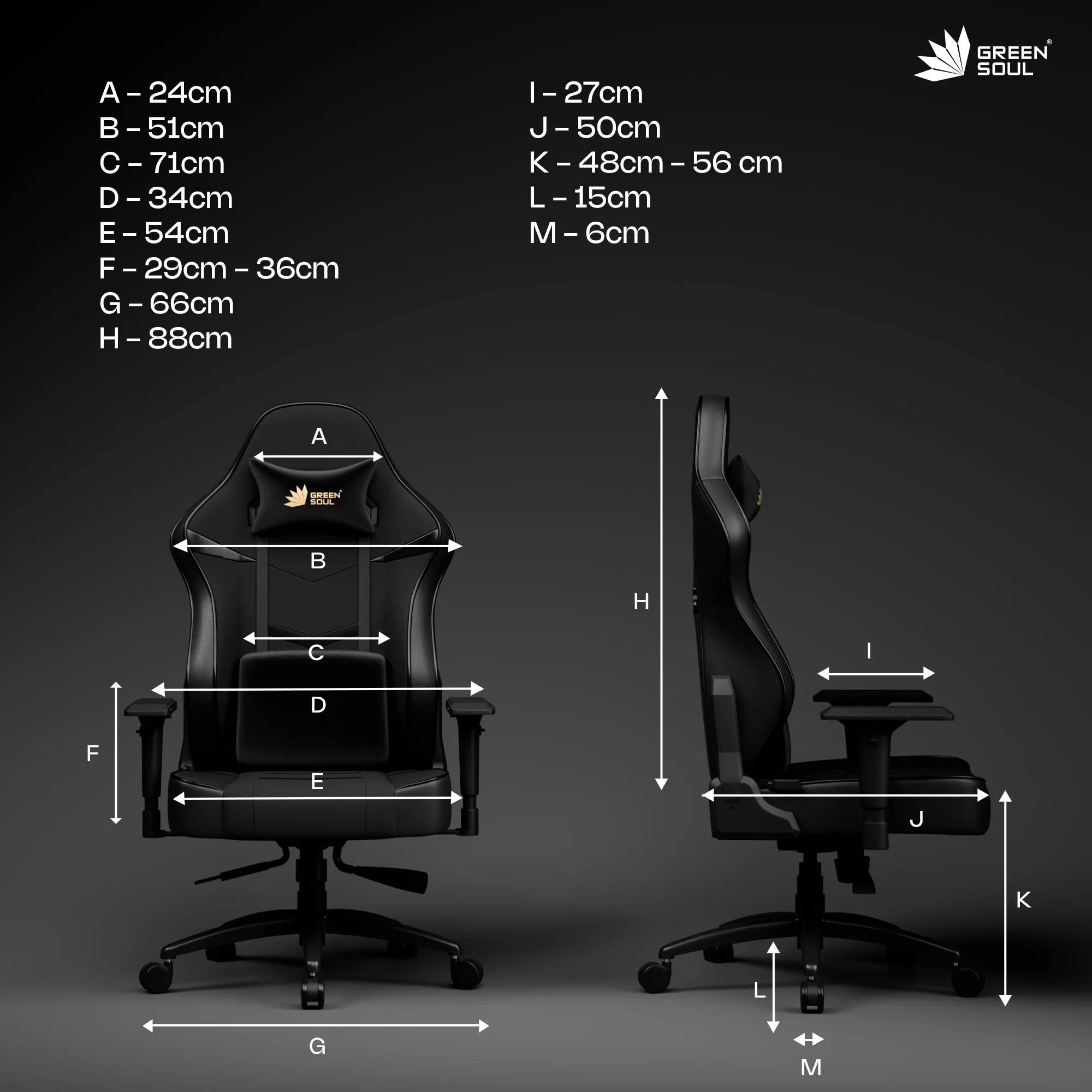 Green Soul Monster Ultimate (S) Gaming Chair - Image 50