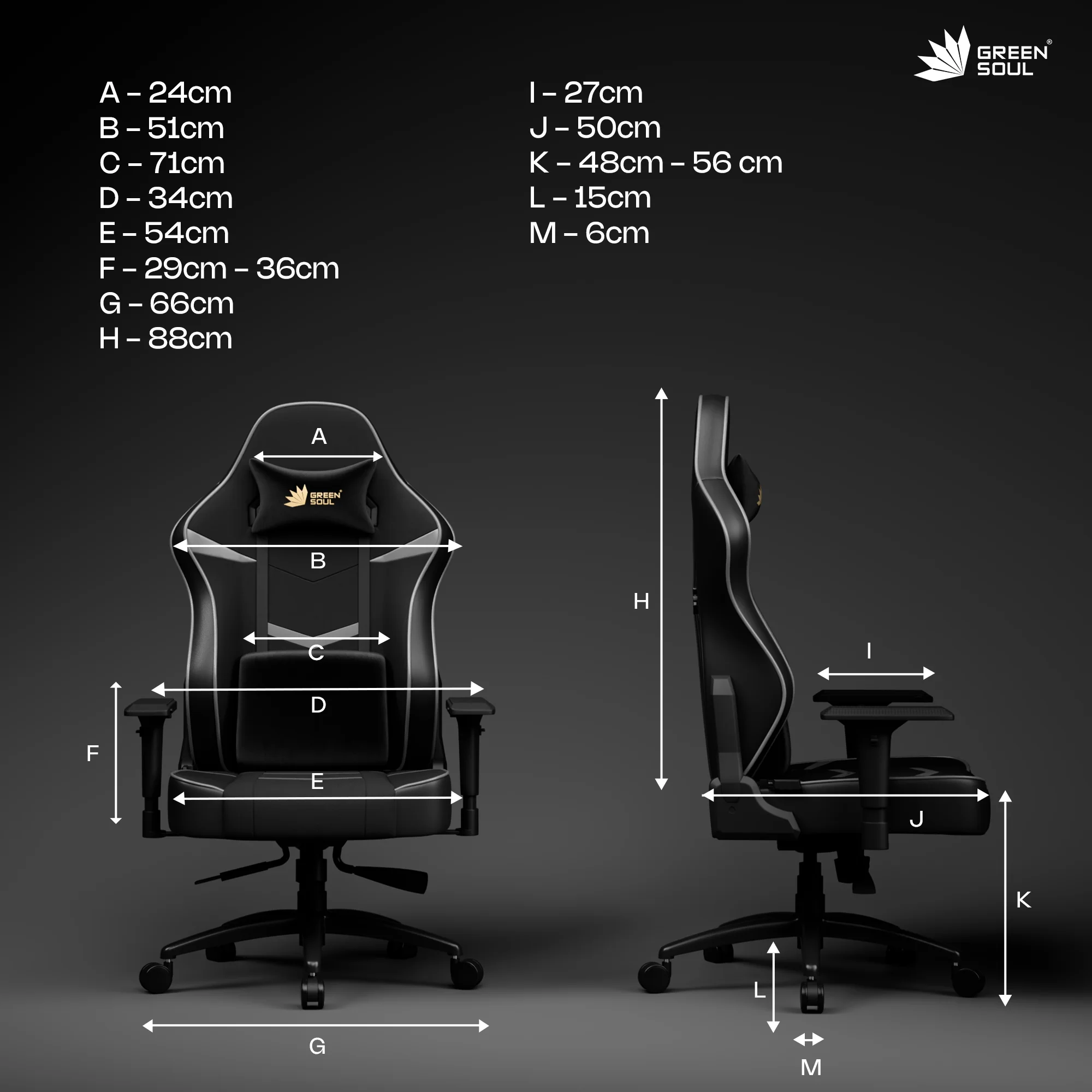 Green Soul Monster Ultimate (S) Gaming Chair - Image 53