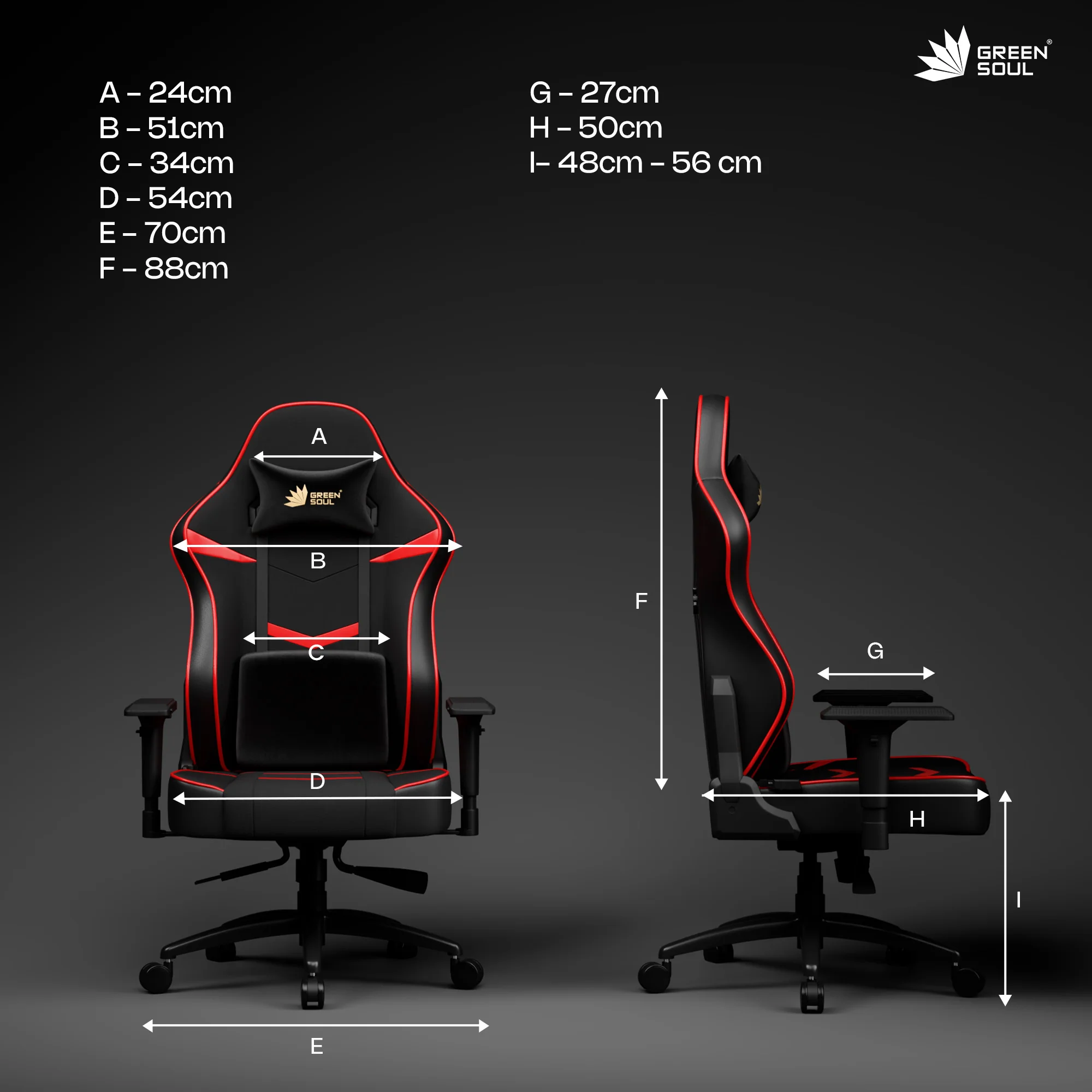 Green Soul Monster Ultimate (S) Gaming Chair - Image 56