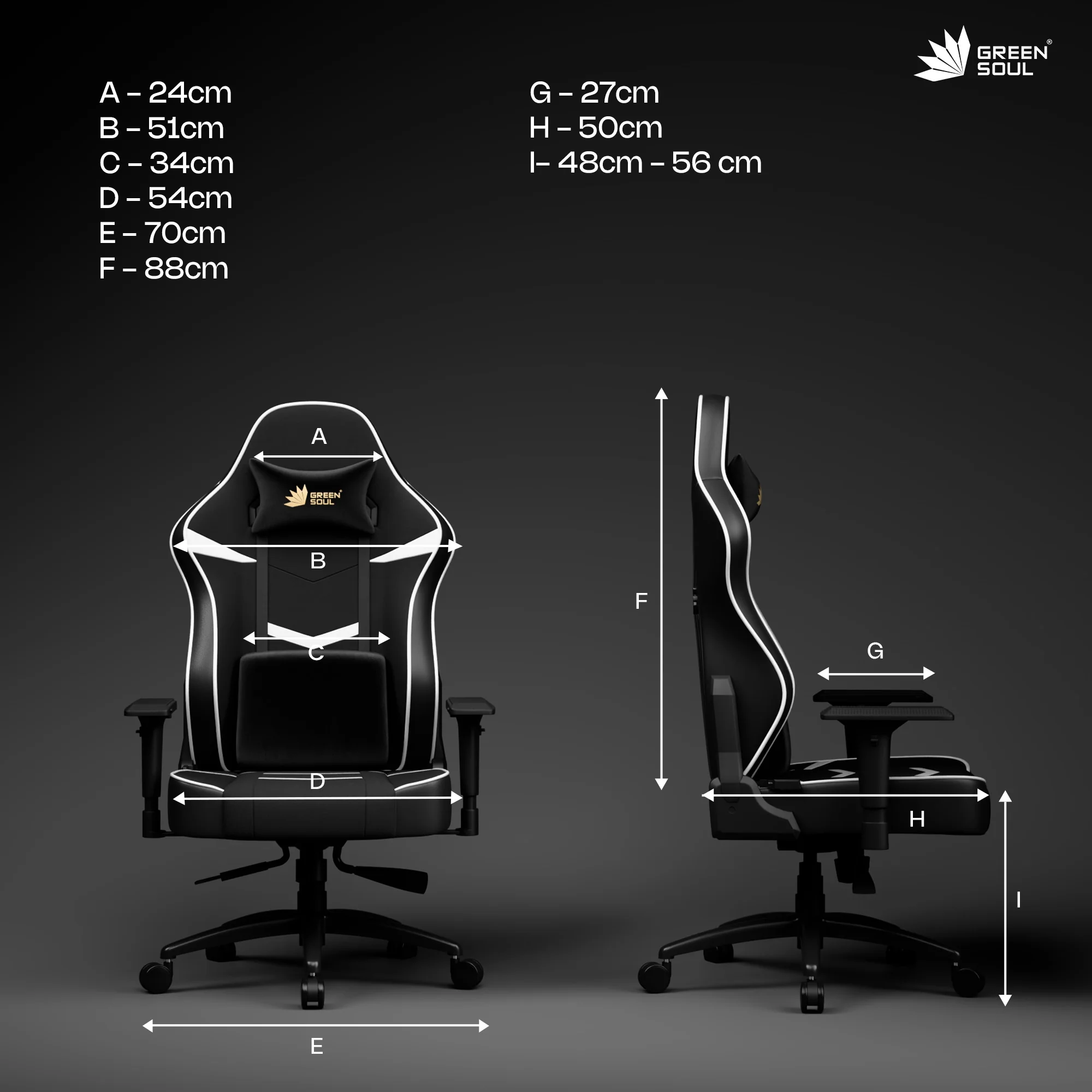Green Soul Monster Ultimate (S) Gaming Chair - Image 59