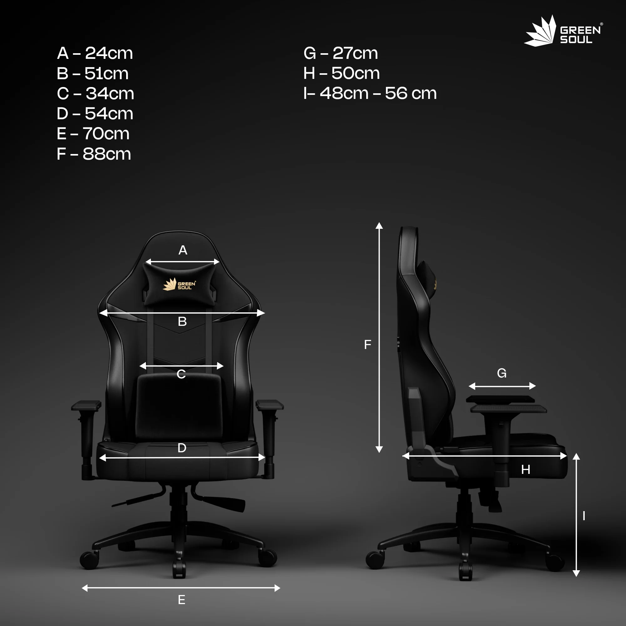 Green Soul Monster Ultimate (S) Gaming Chair - Image 60
