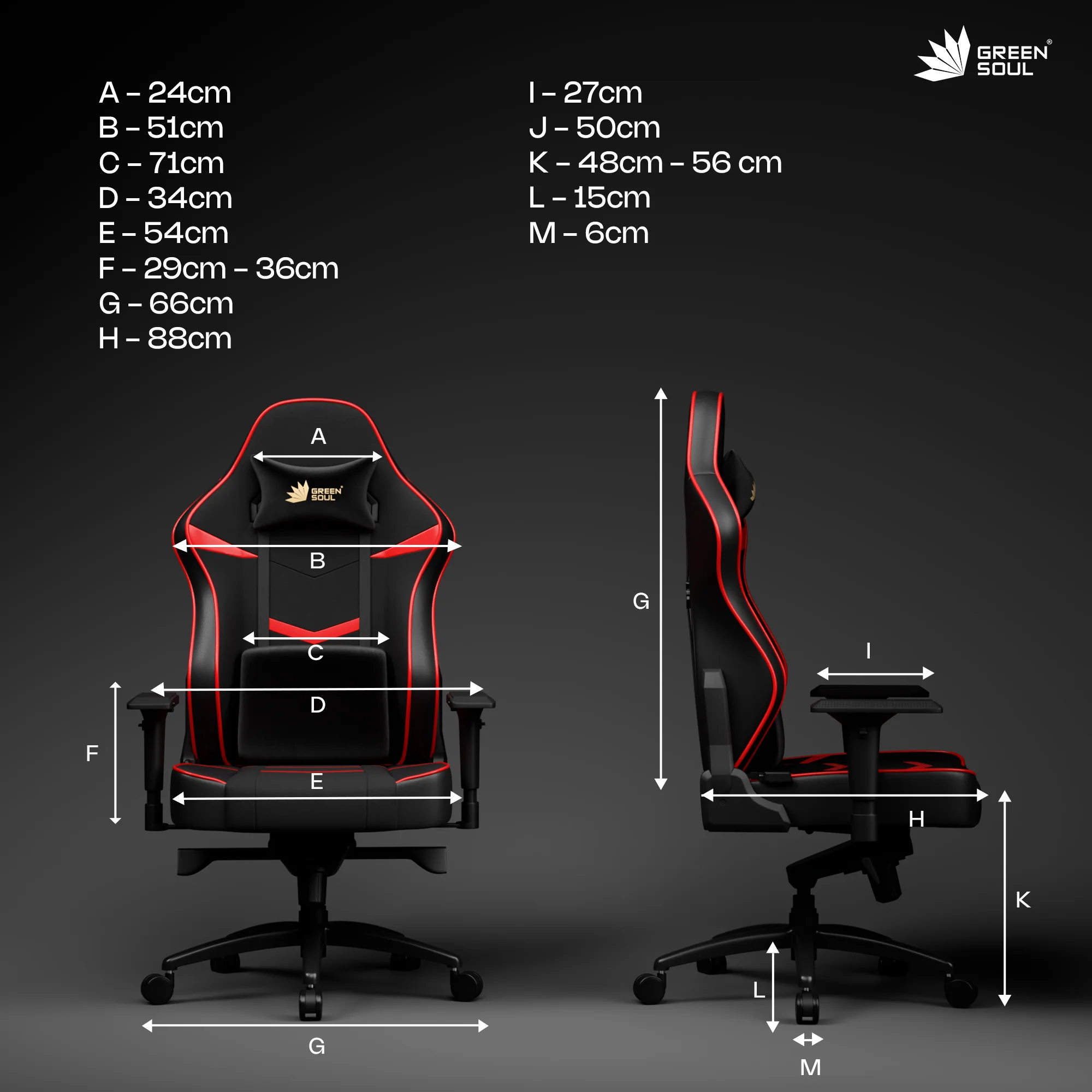 Green Soul Monster Ultimate (T) Gaming Chair - Image 32