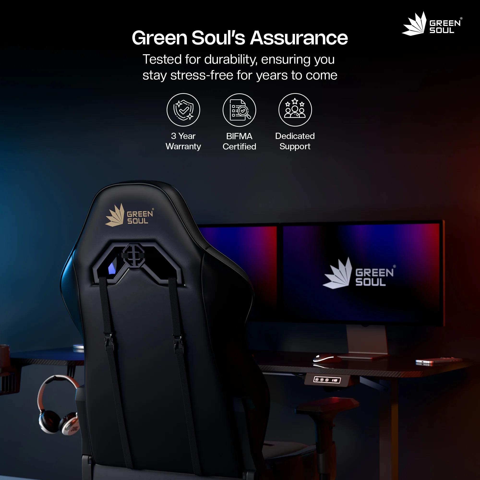 Green Soul Monster Ultimate (T) Gaming Chair - Image 46