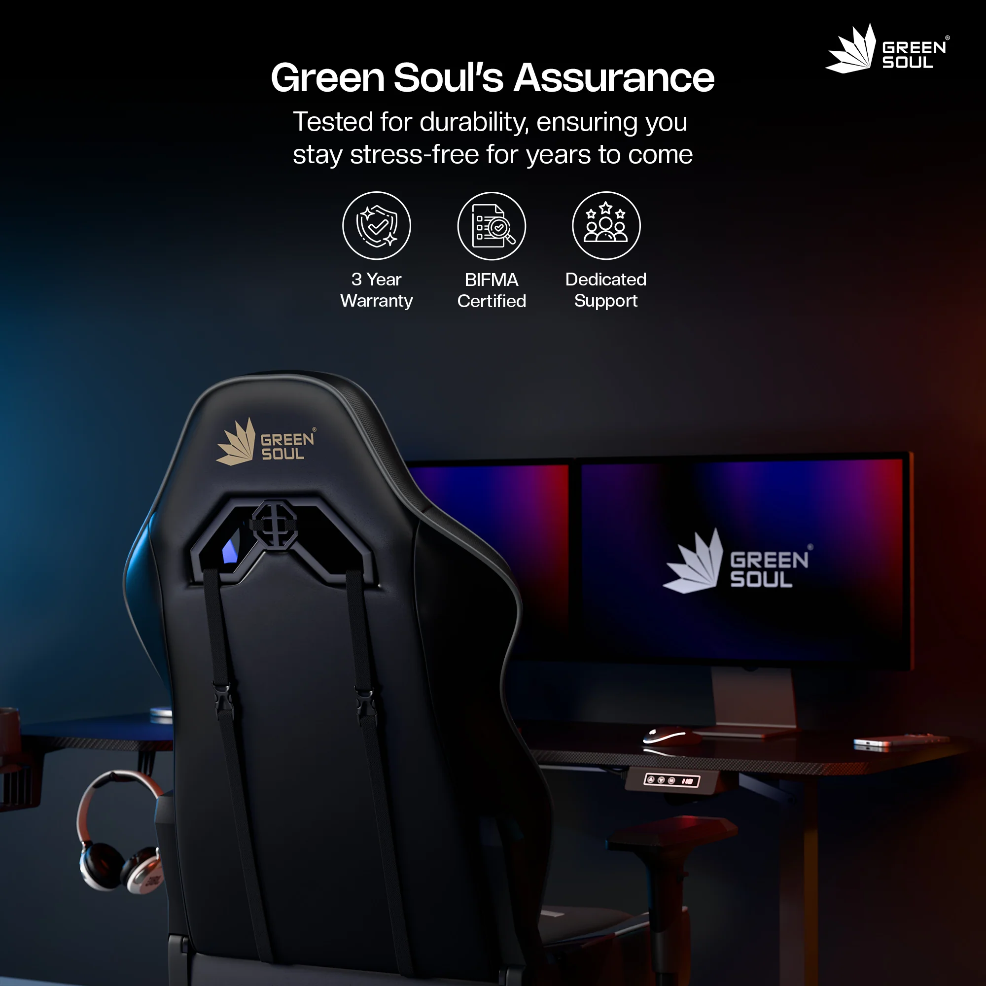 Green Soul Monster Ultimate (T) Gaming Chair - Image 61