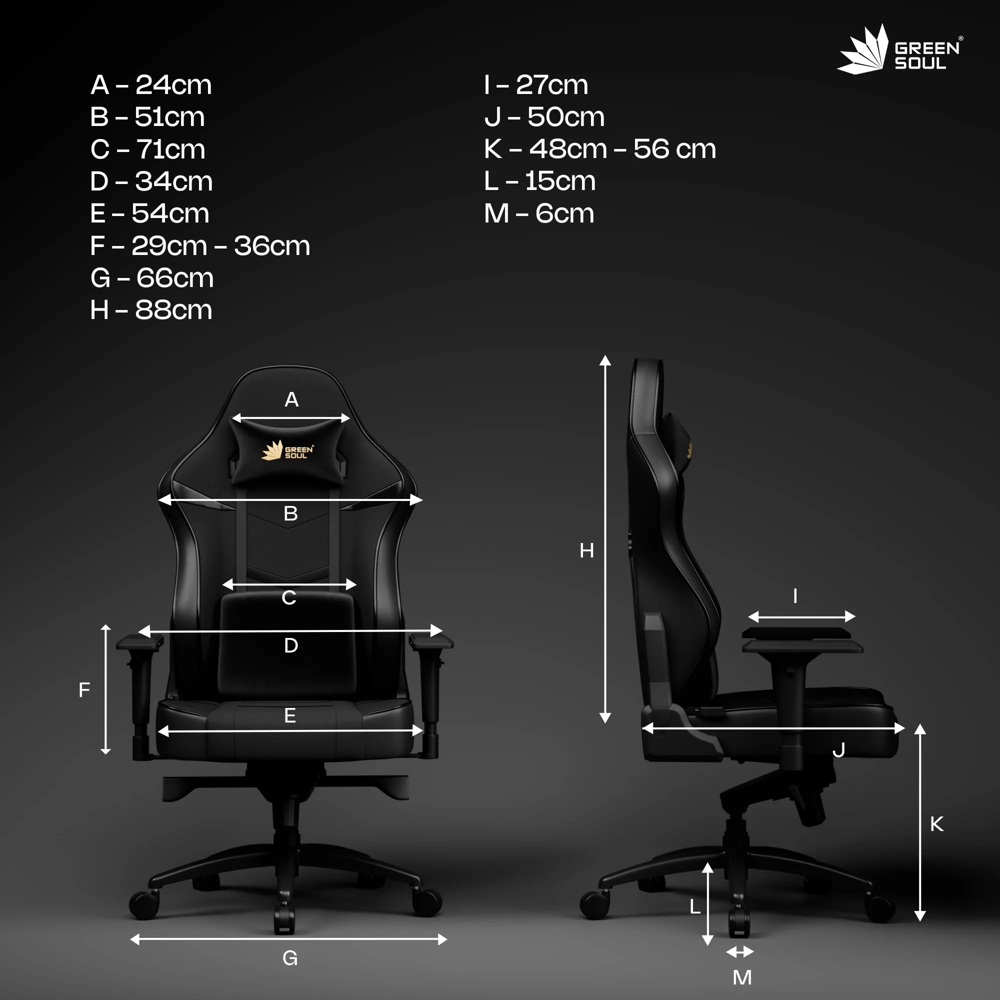 Green Soul Monster Ultimate (T) Gaming Chair - Image 67