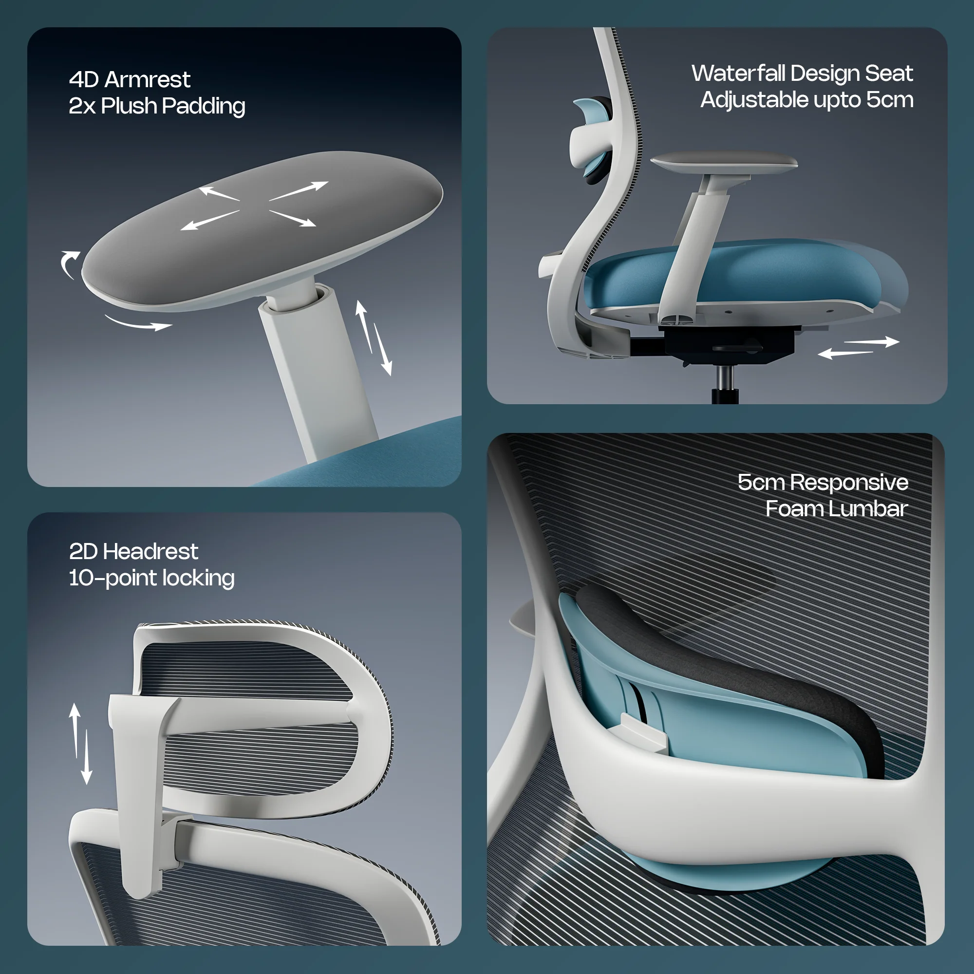 Green Soul Galaxy Ergonomic Office Chair - Image 43