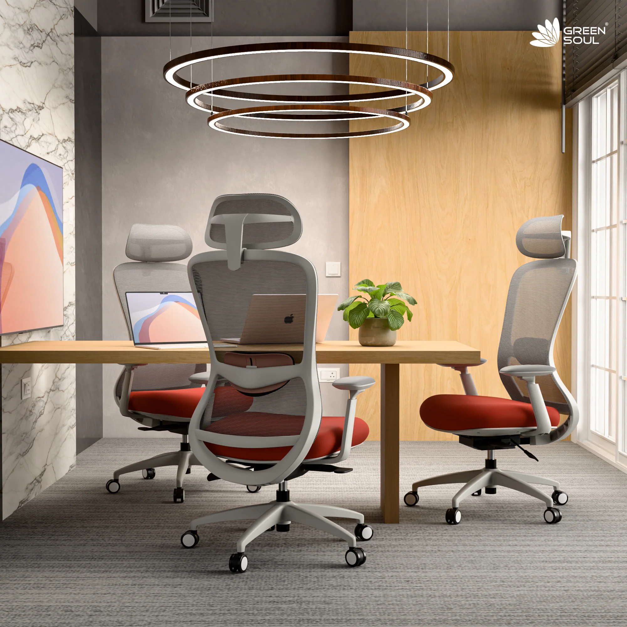 Green Soul Galaxy Ergonomic Office Chair - Image 66