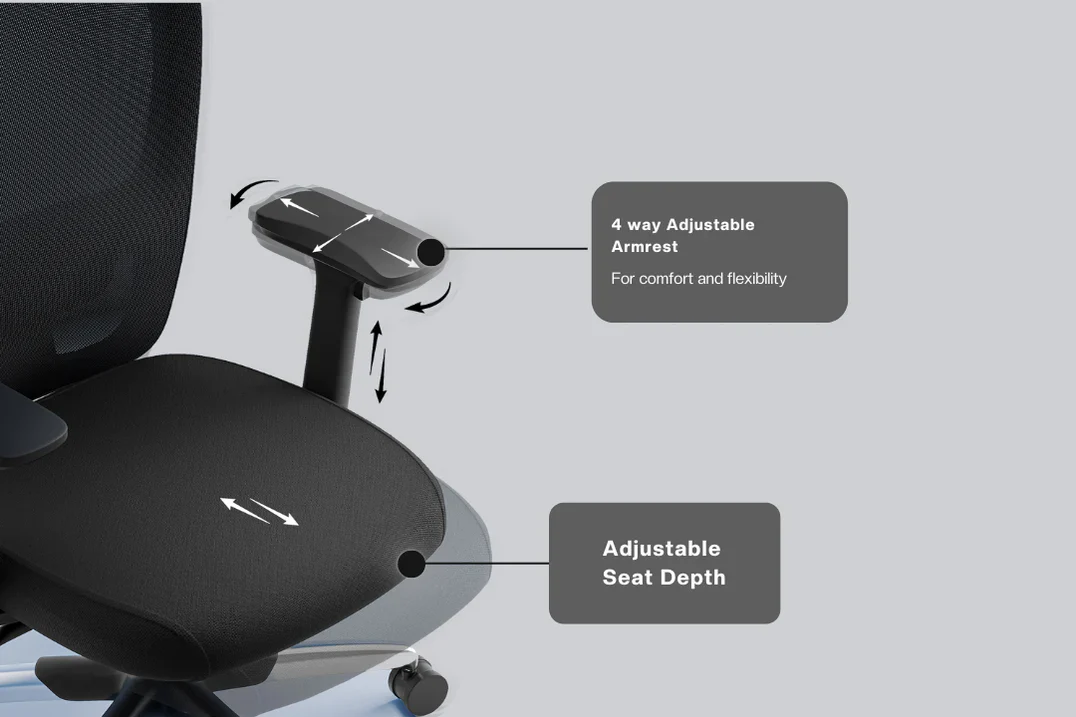 Green Soul Renewed Jupiter Pro High Back Mesh Office Chair - Image 8