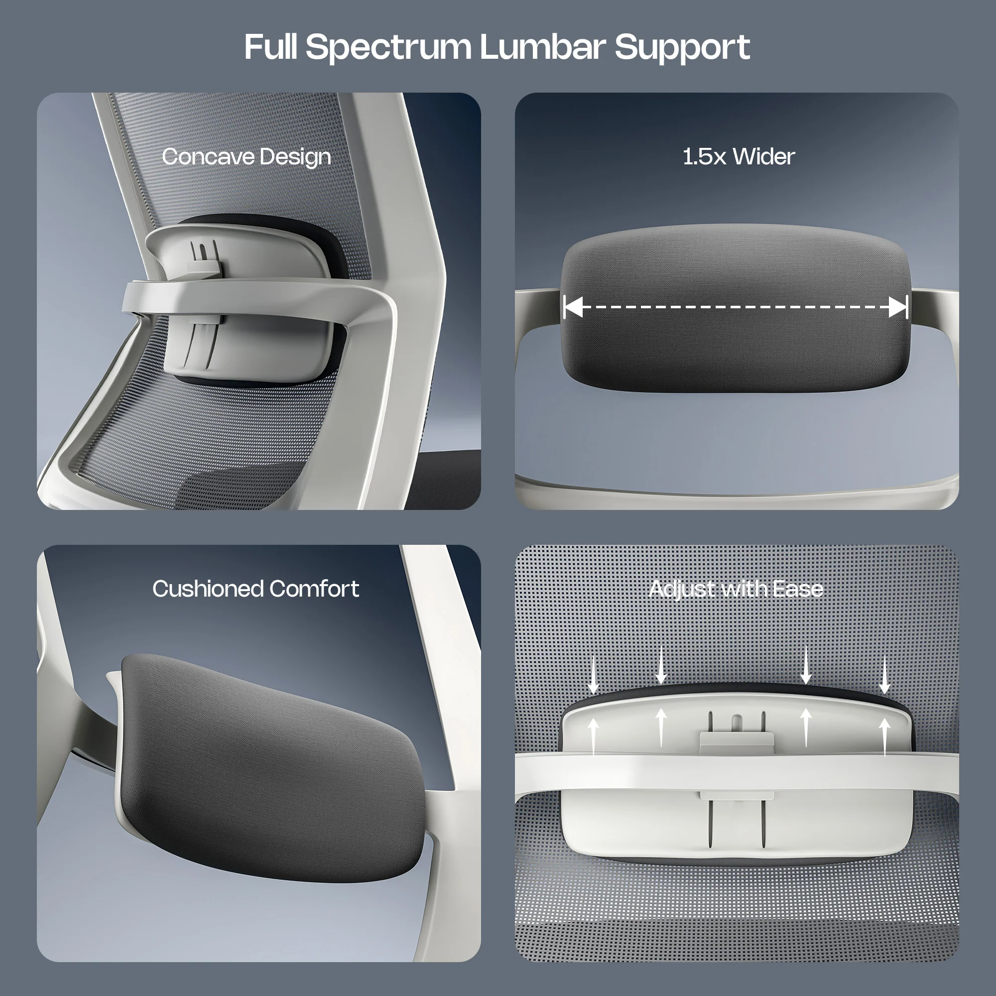 Green Soul Leo Designed for Broad Shoulders Mesh Ergonomic Office Chair - Image 9