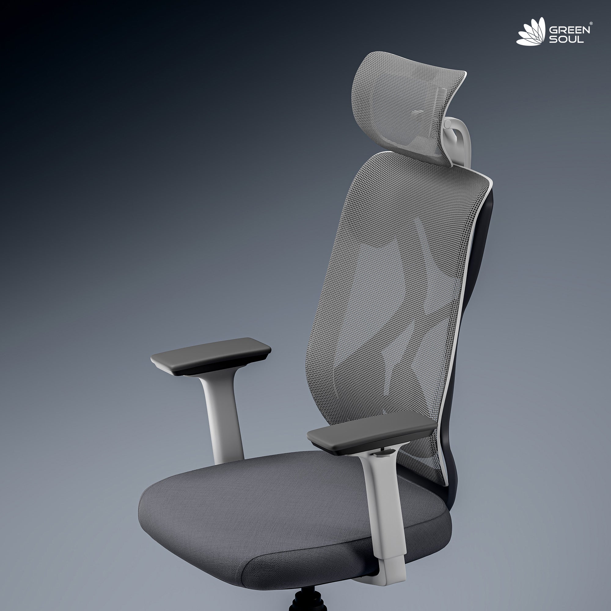 Green Soul Zodiac Superb with Upgraded Cushioned Lumbar Intelli-Adapt Recline Office Chair - Image 11