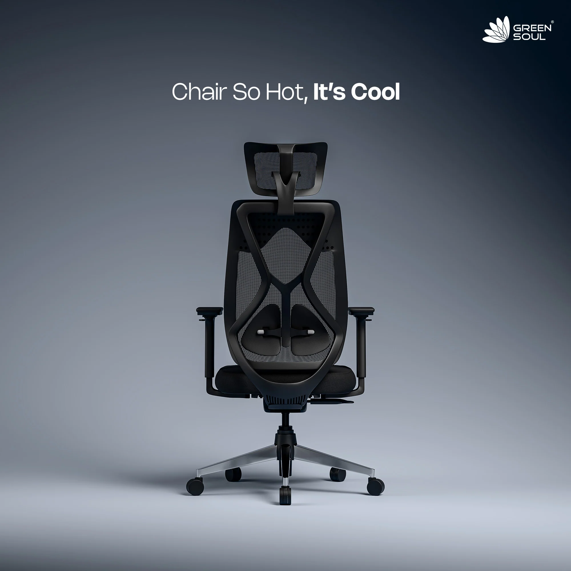 Green Soul Zodiac Superb with Upgraded Cushioned Lumbar Intelli-Adapt Recline Office Chair - Image 3