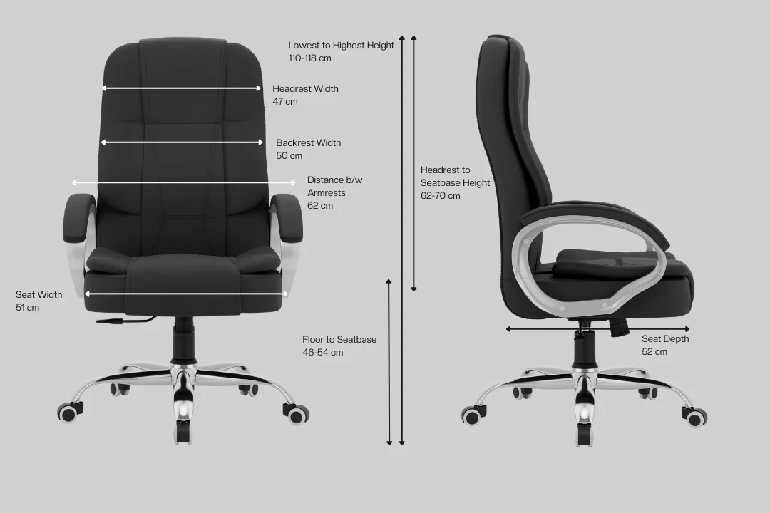 Green Soul Vienna Fabric Executive Chair - Image 20