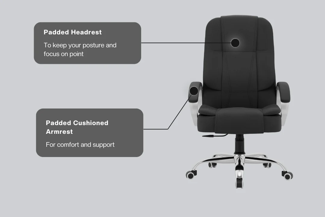 Green Soul Vienna Fabric Executive Chair - Image 21