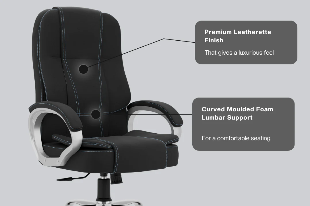 Green Soul Vienna Fabric Executive Chair - Image 27