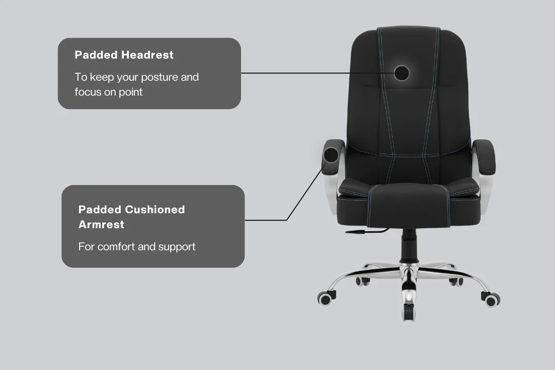 Green Soul Vienna Fabric Executive Chair - Image 30