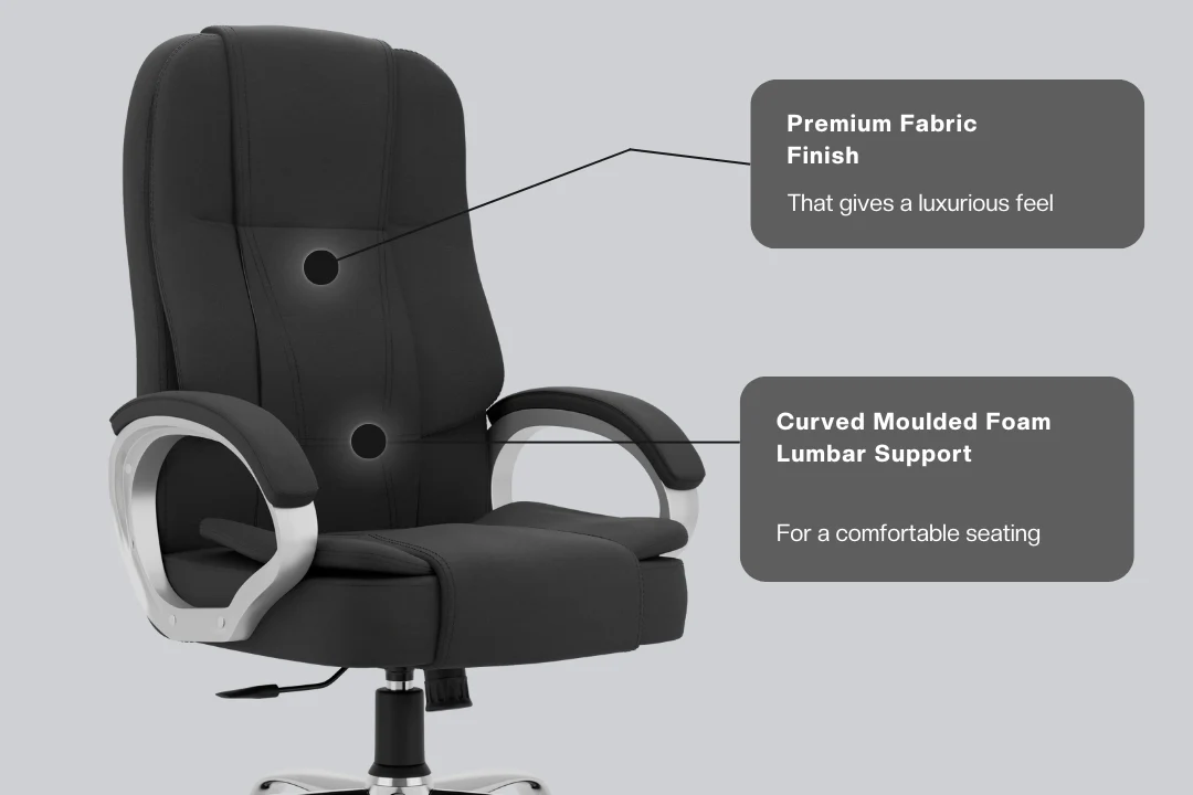 Green Soul Vienna Fabric Executive Chair - Image 34