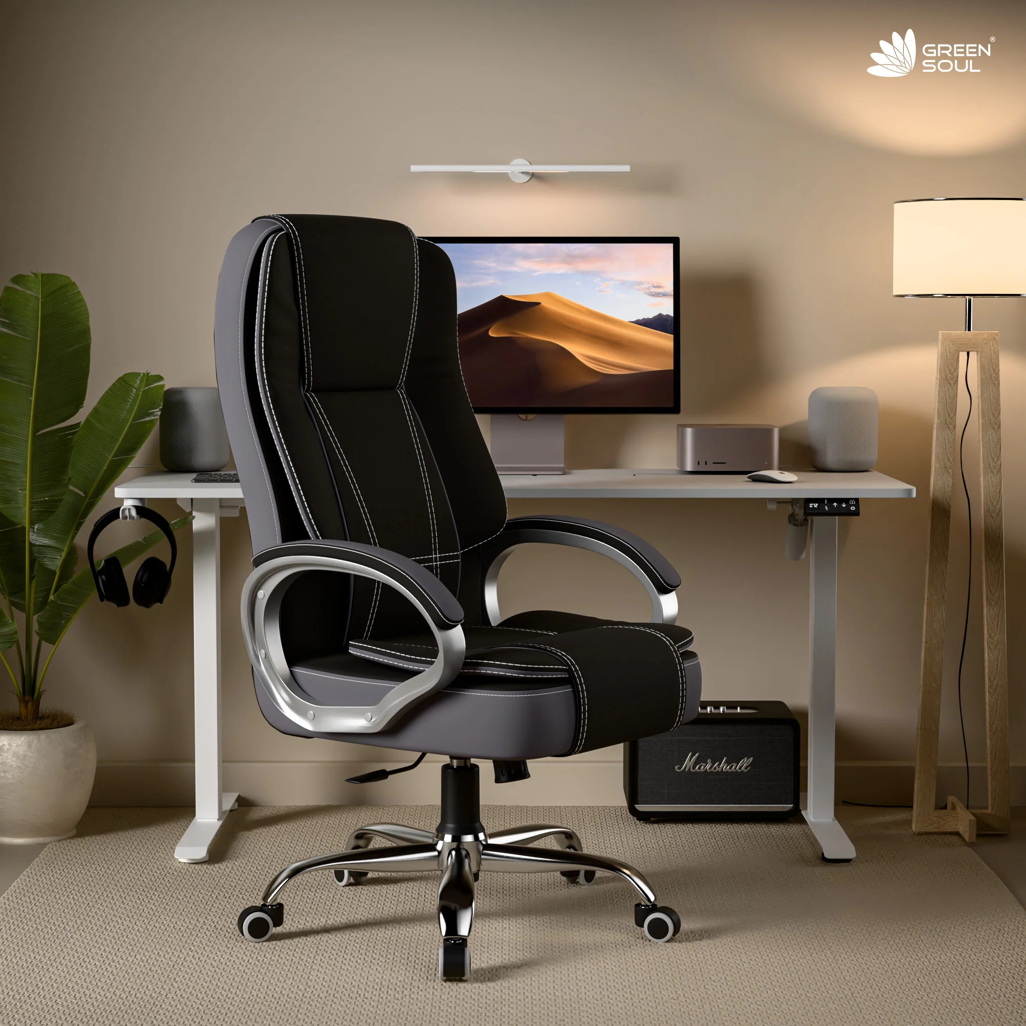 Green Soul Vienna Fabric Executive Chair - Image 41