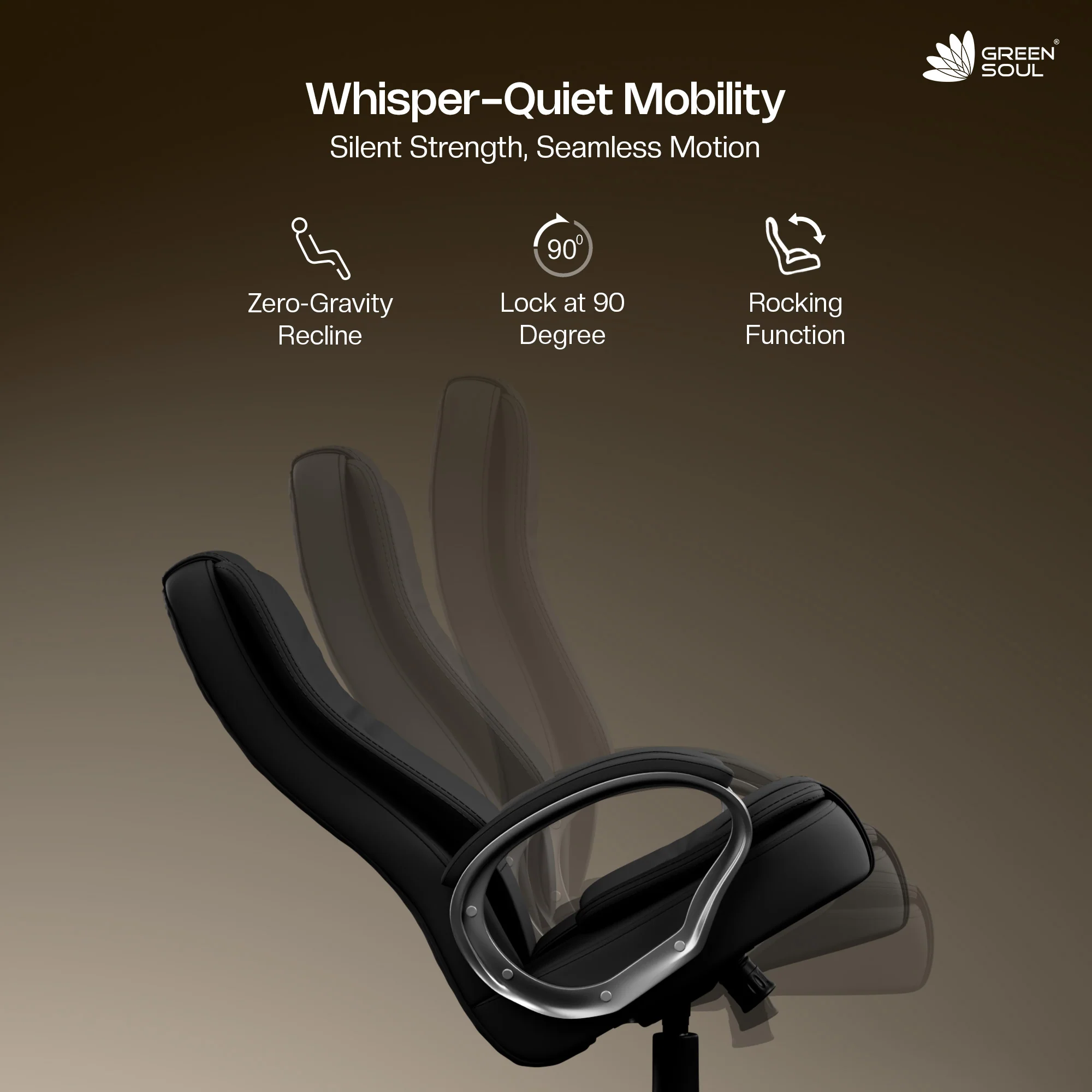 Green Soul Vienna Fabric Executive Chair - Image 48