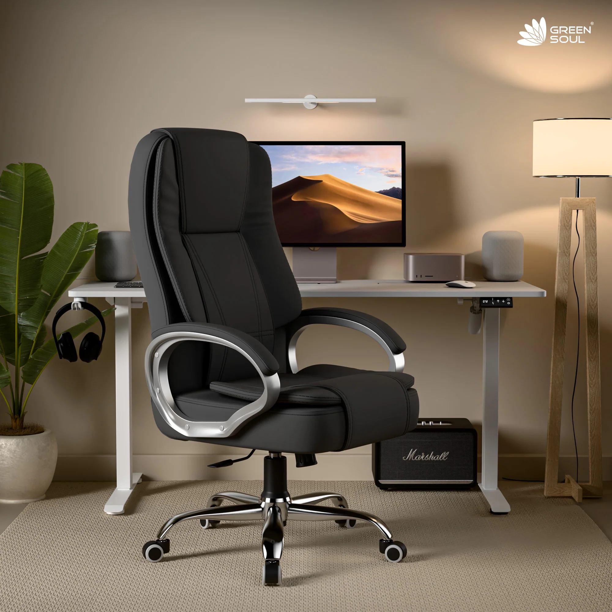 Green Soul Vienna Fabric Executive Chair - Image 51